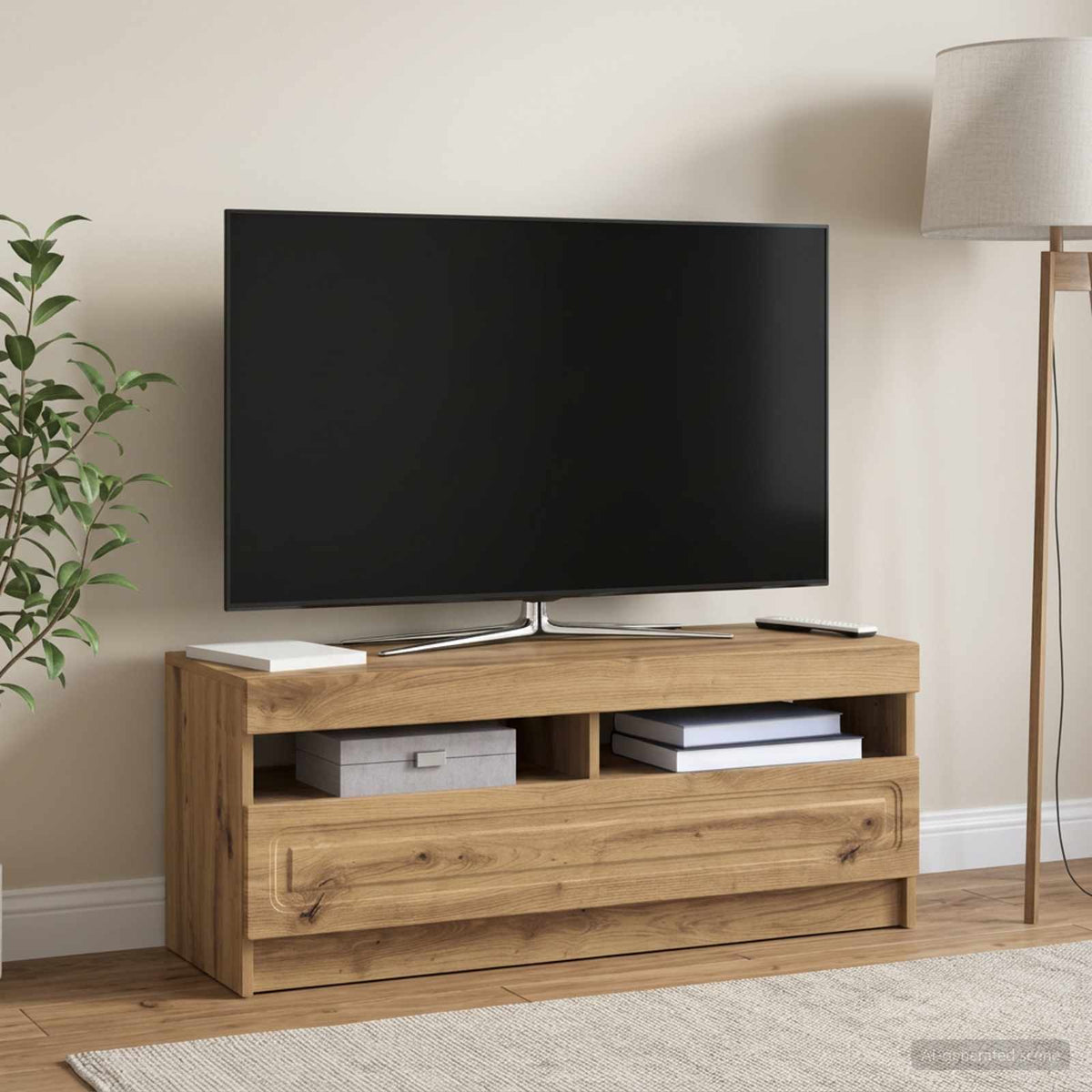 LED-TV-Schrank Artisan-Eiche Holzwerkstoff