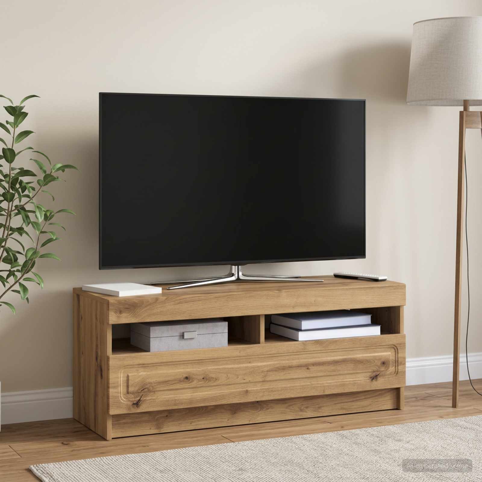 LED-TV-Schrank Artisan-Eiche Holzwerkstoff