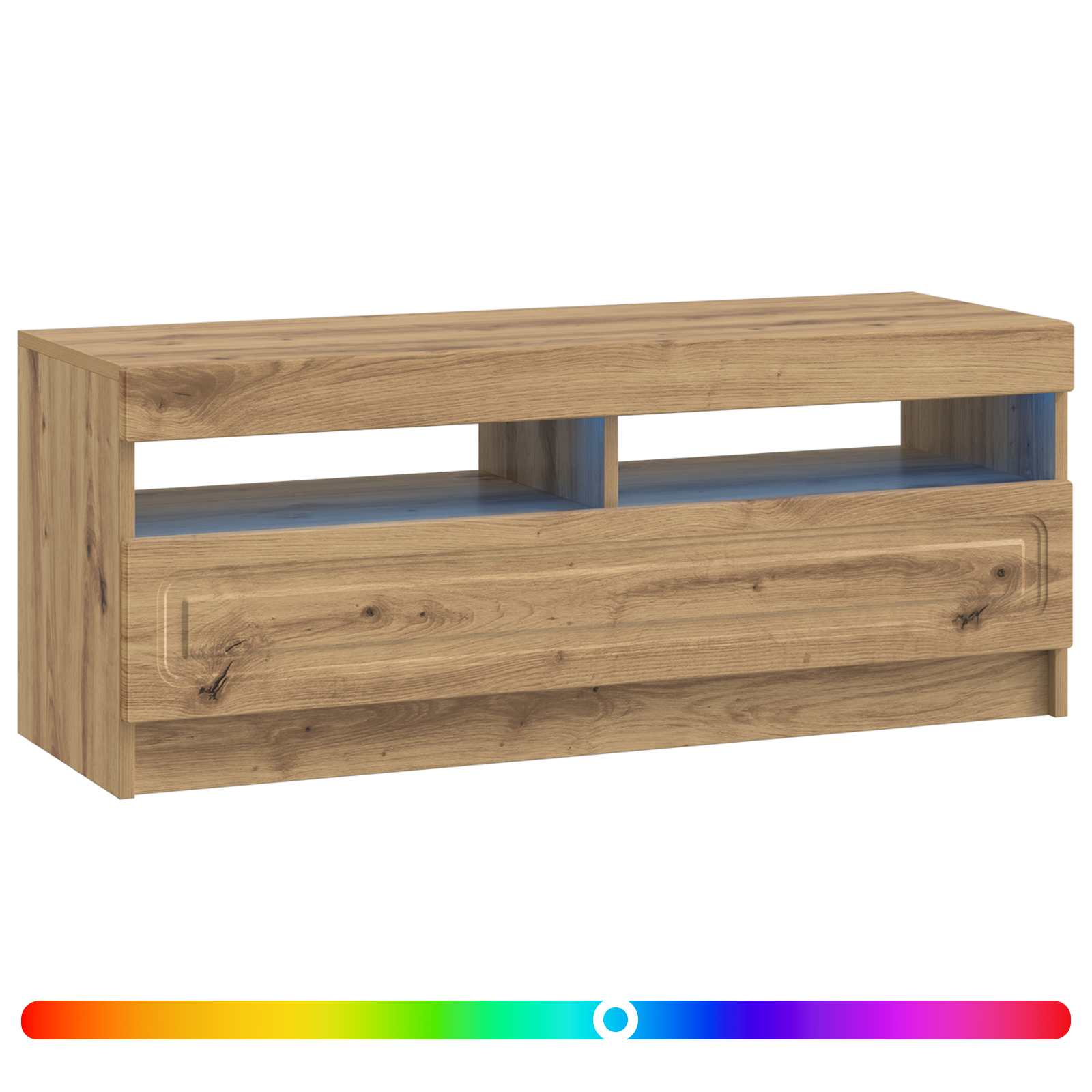 LED-TV-Schrank Artisan-Eiche Holzwerkstoff