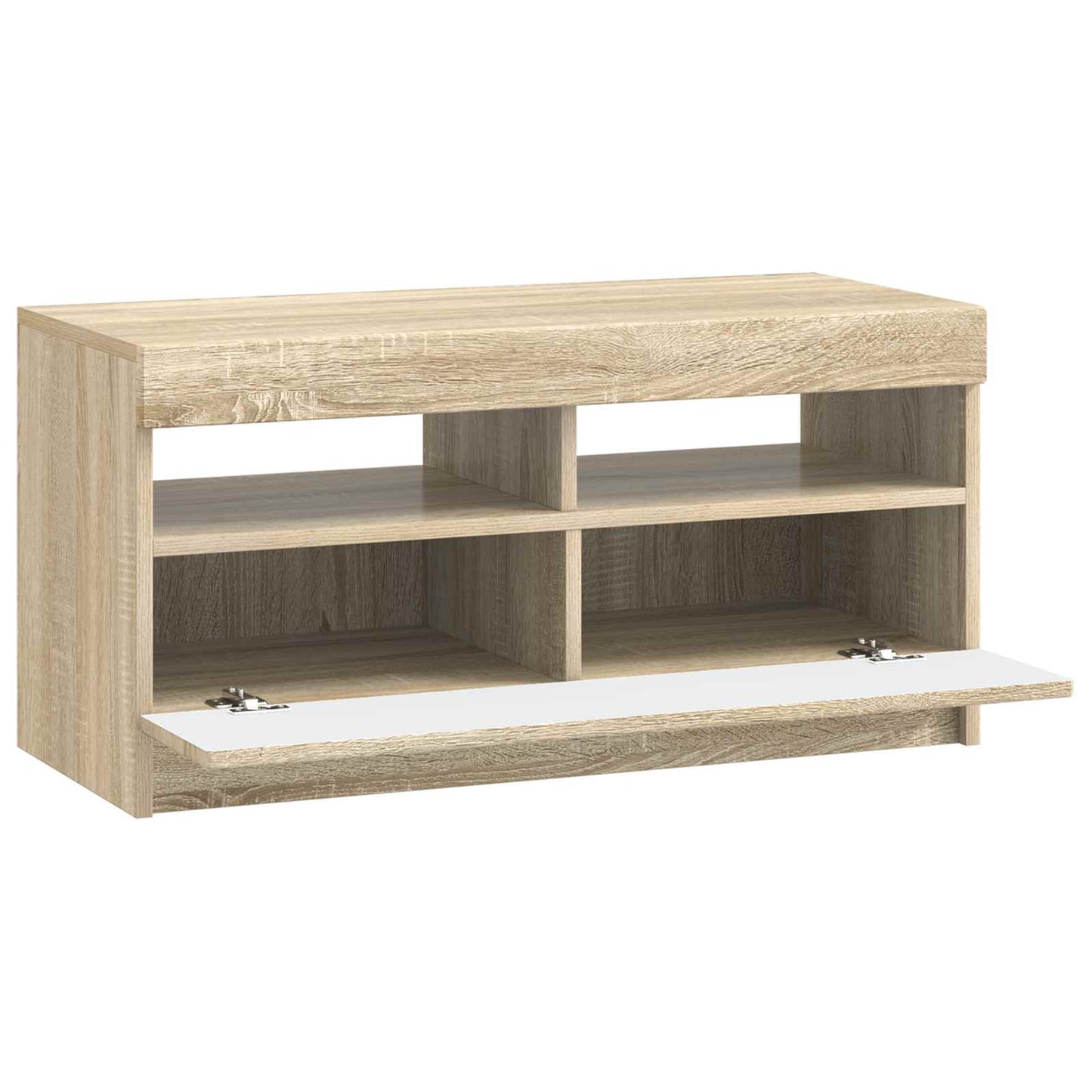 LED-TV-Schrank Sonoma-Eiche Holzwerkstoff