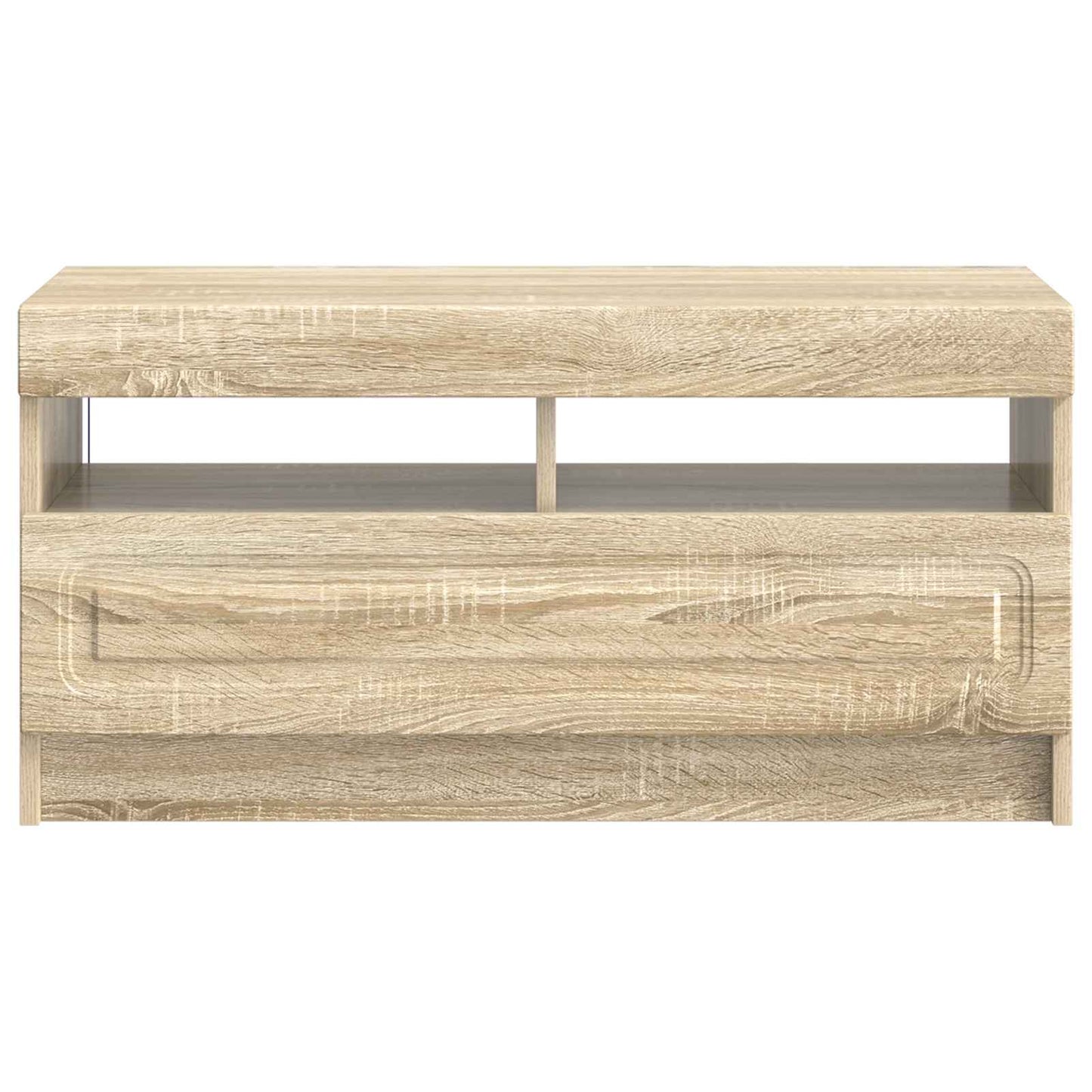 LED-TV-Schrank Sonoma-Eiche Holzwerkstoff