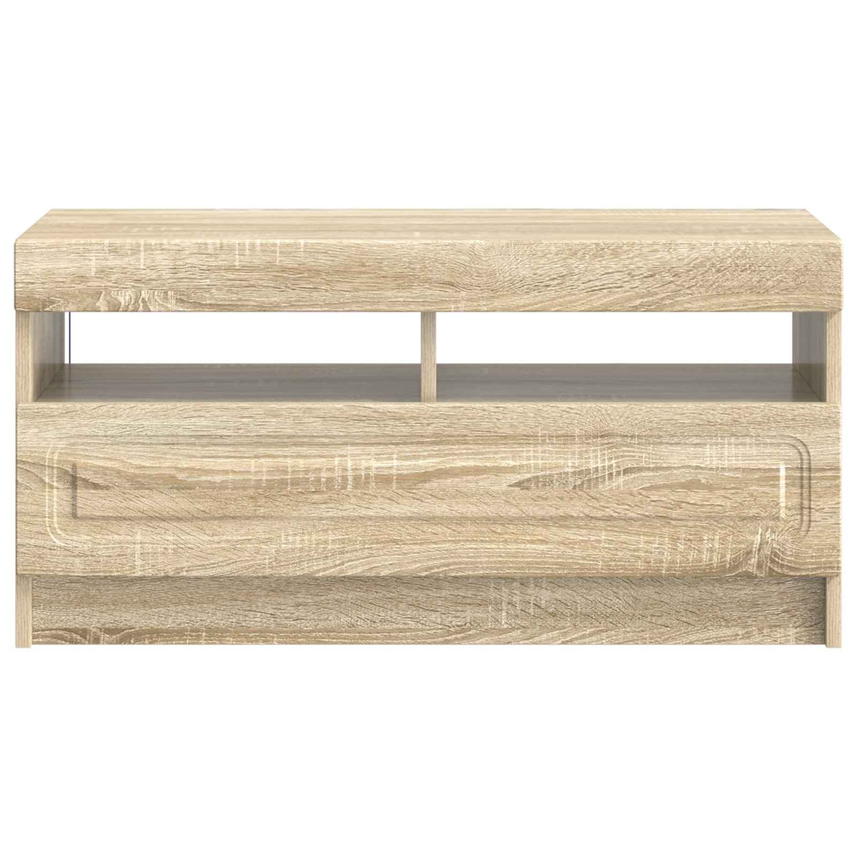 LED-TV-Schrank Sonoma-Eiche Holzwerkstoff