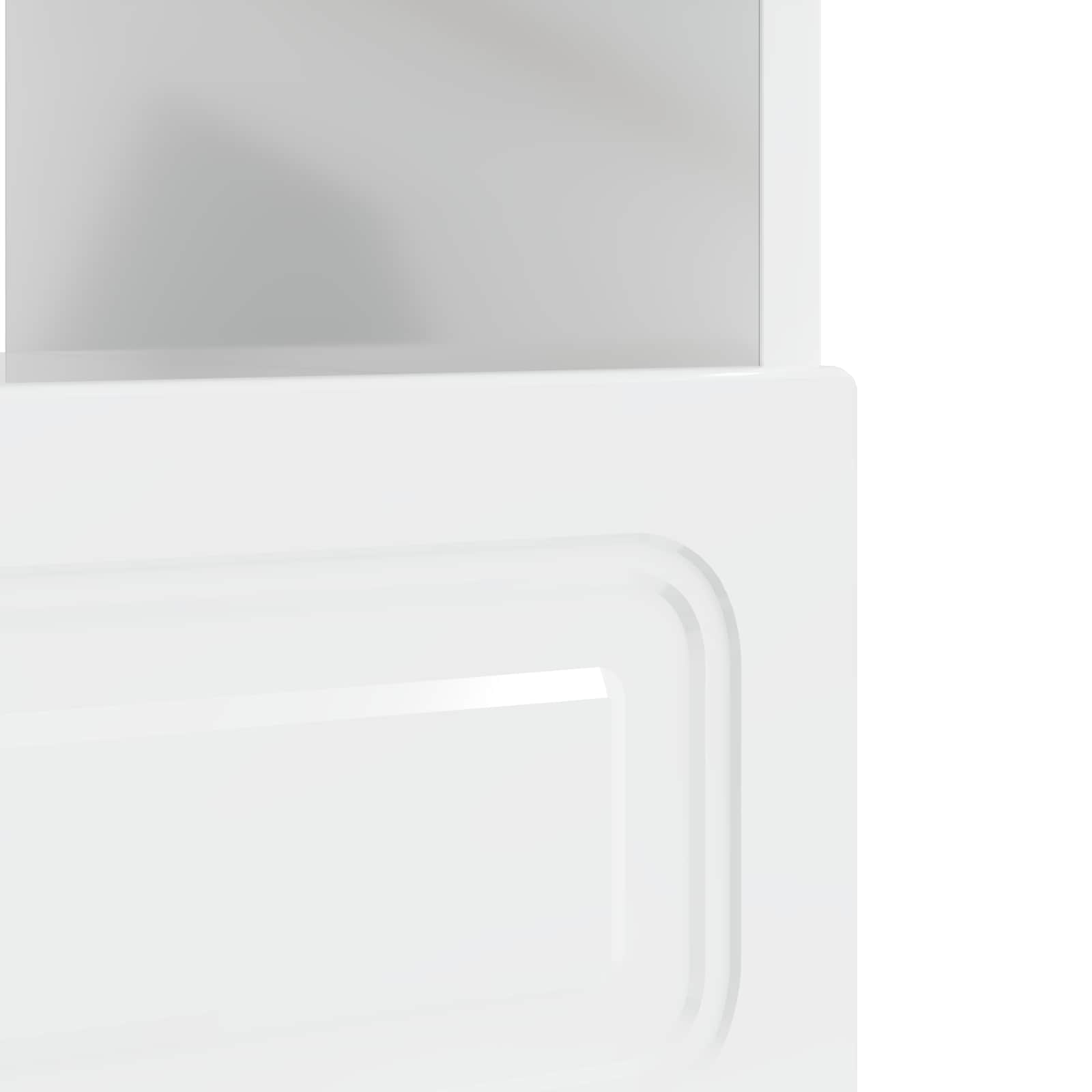 LED-TV-Schrank Hochglanz Weiß Holzwerkstoff