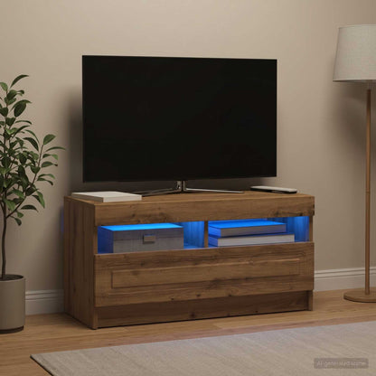 LED-TV-Schrank Artisan-Eiche Holzwerkstoff