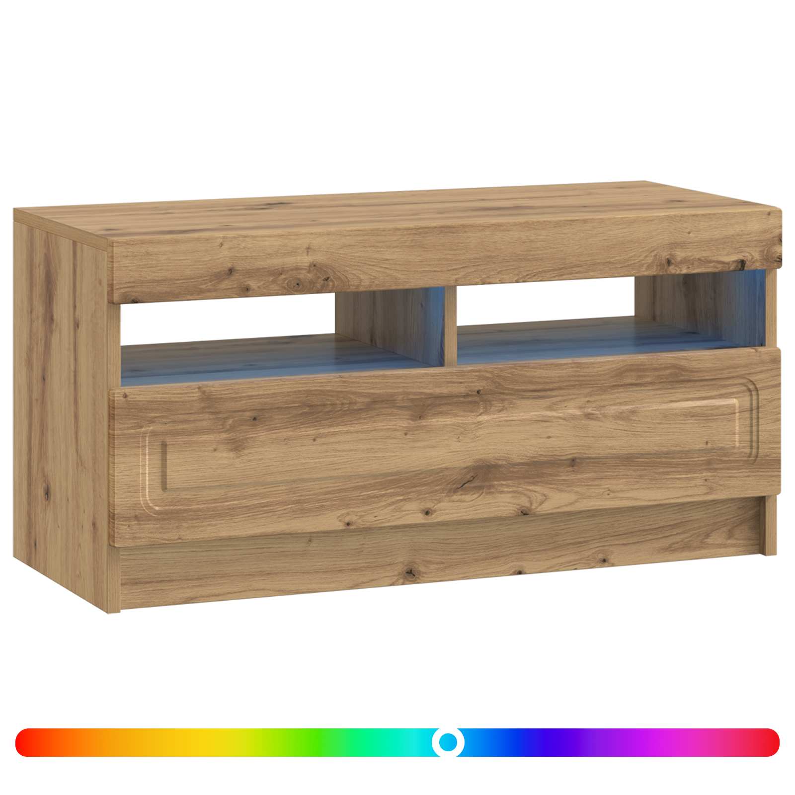 LED-TV-Schrank Artisan-Eiche Holzwerkstoff