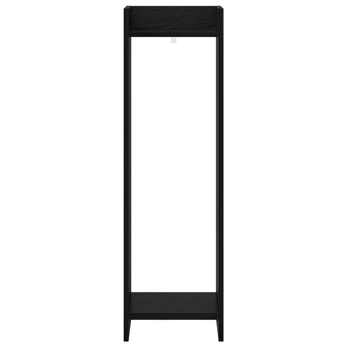 Pflanzenständer 2 Stk. Schwarz Eichen-Optik 30 x 30 x 100 cm