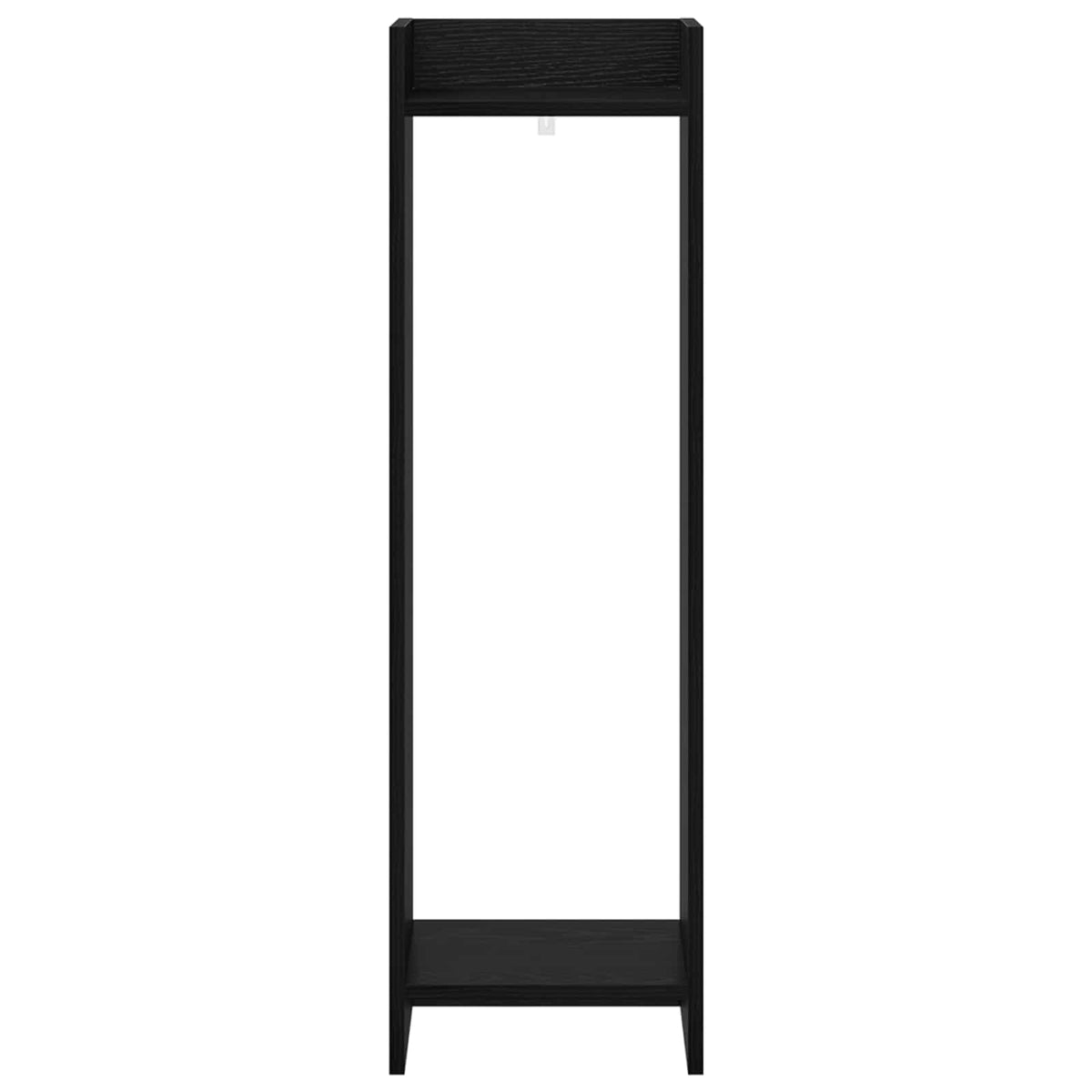 Pflanzenständer 2 Stk. Schwarz Eichen-Optik 30 x 30 x 100 cm