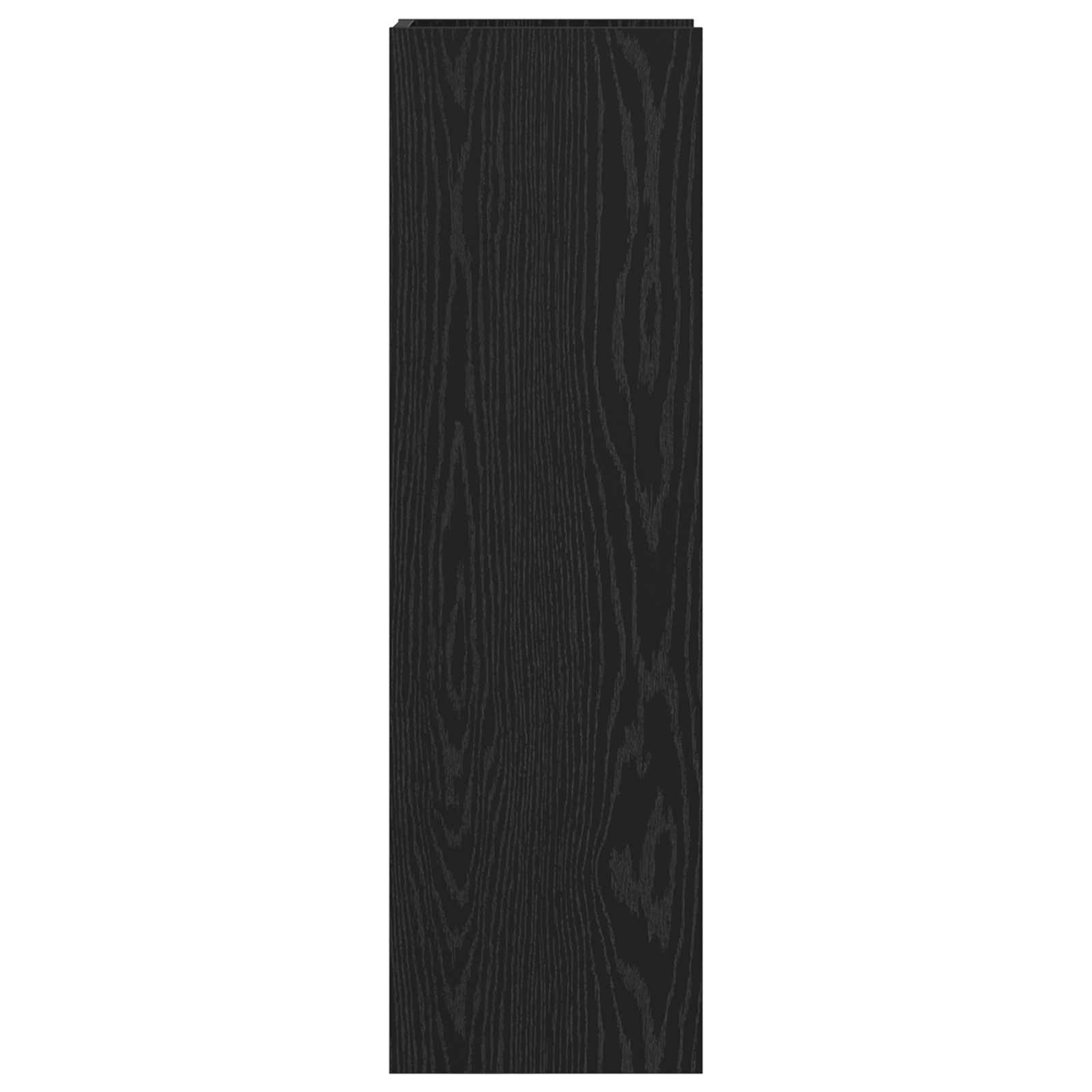 Pflanzenständer 2 Stk. Schwarz Eichen-Optik 30 x 30 x 100 cm