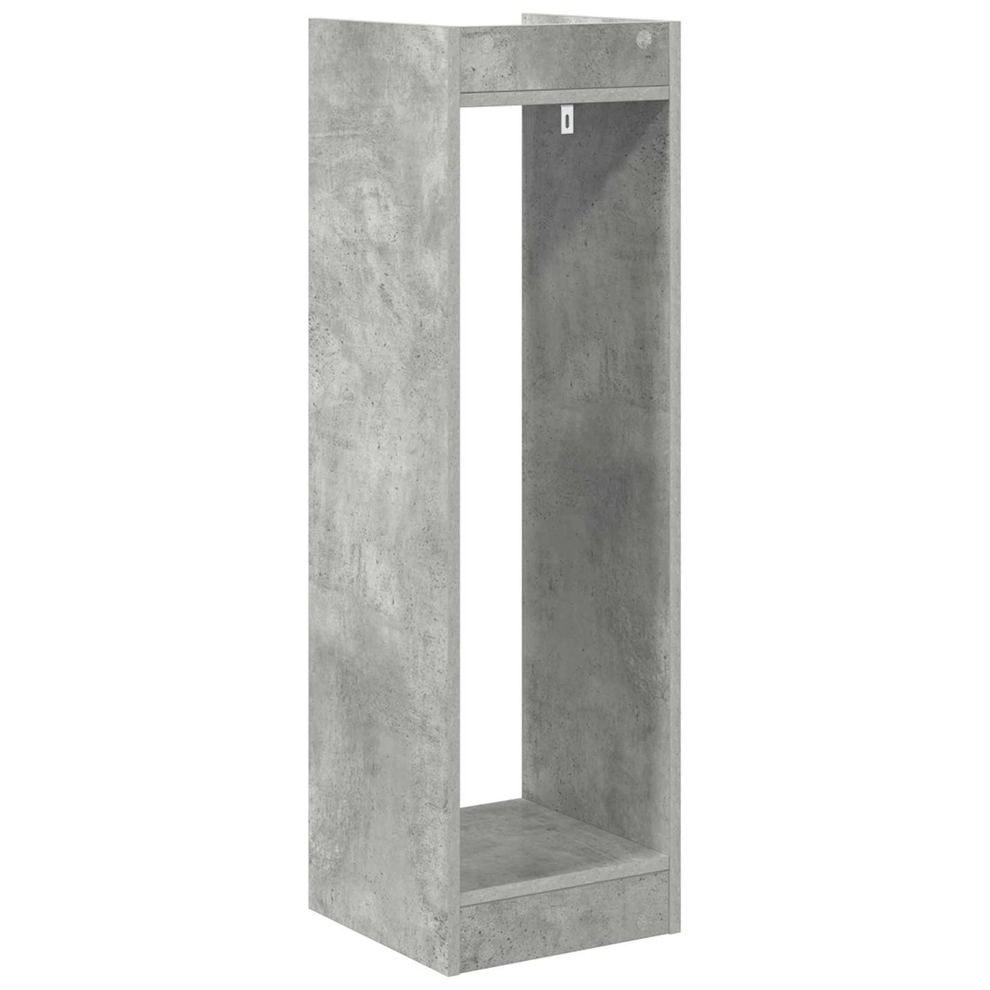 Pflanzenständer Betongrau 30 x 30 x 100 cm Holzwerkstoff