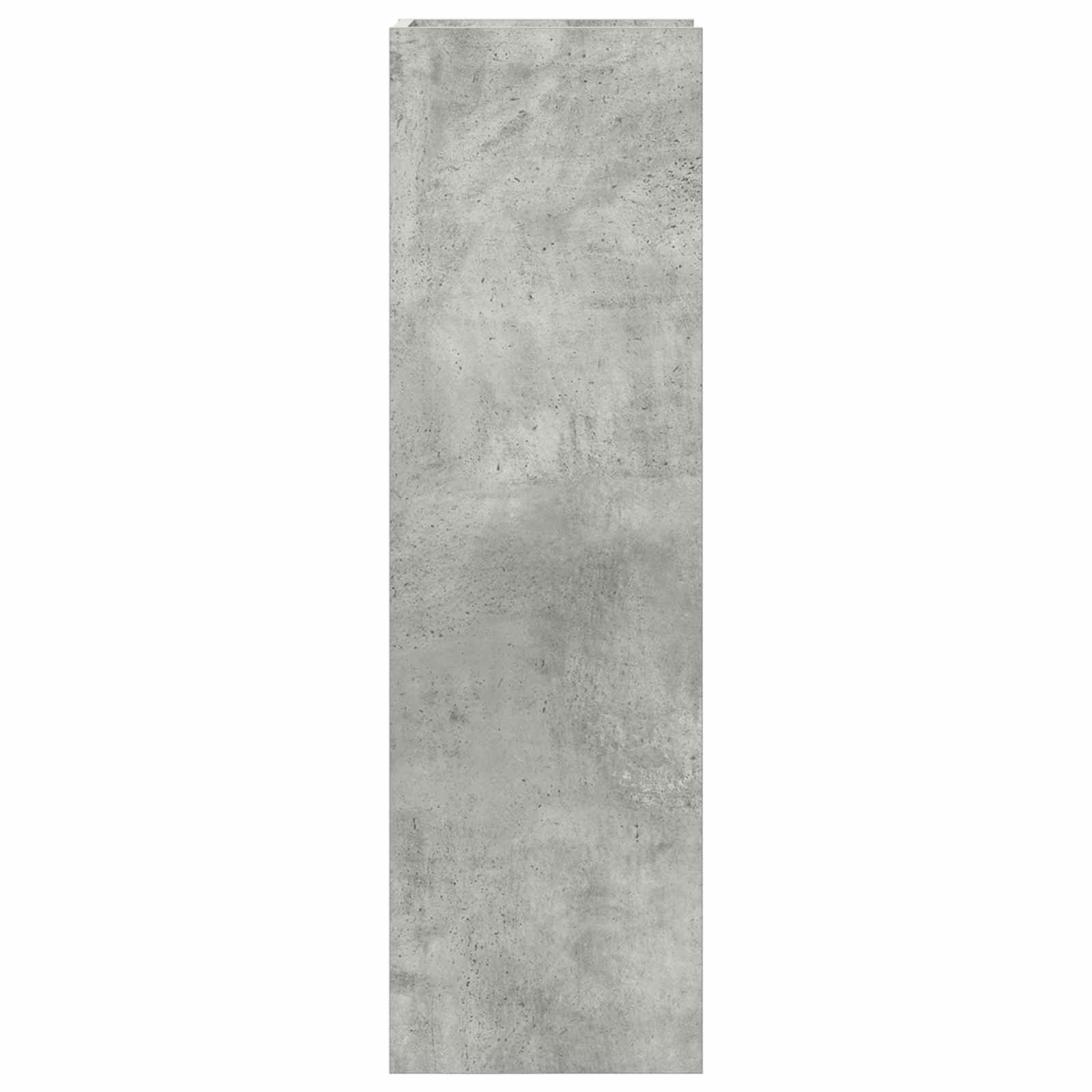 Pflanzenständer Betongrau 30 x 30 x 100 cm Holzwerkstoff