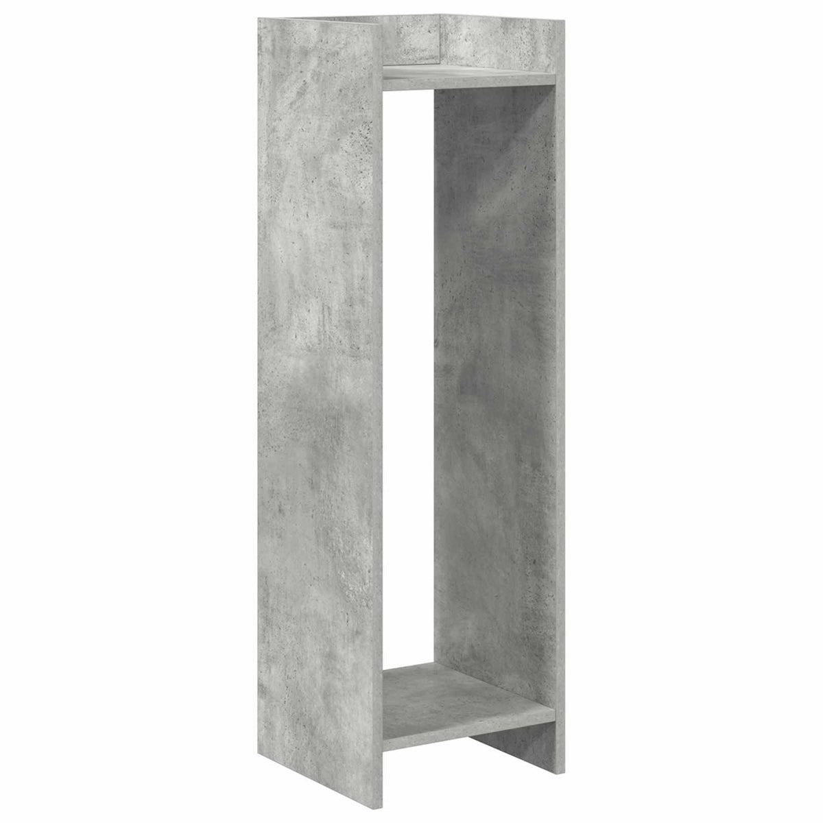 Pflanzenständer 2 Stk. Betongrau 30 x 30 x 100 cm Holzwerkstoff