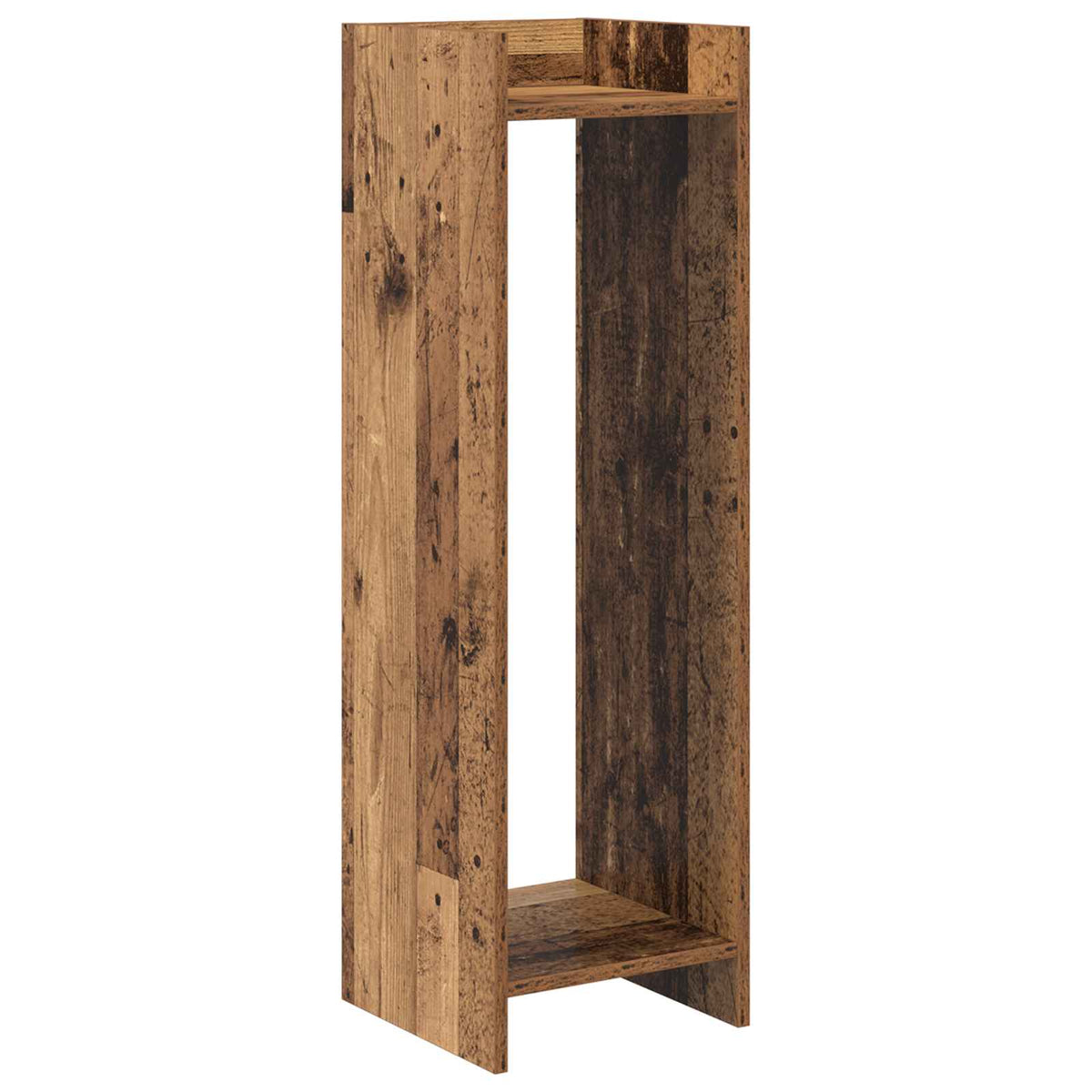 Pflanzenständer 2 Stk. Altholz 30 x 30 x 100 cm Holzwerkstoff