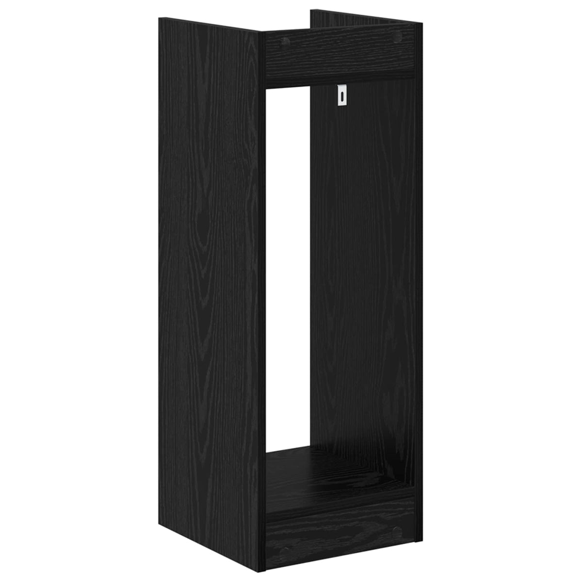 Pflanzenständer 2 Stk. Schwarz Eichen-Optik 30 x 30 x 80 cm