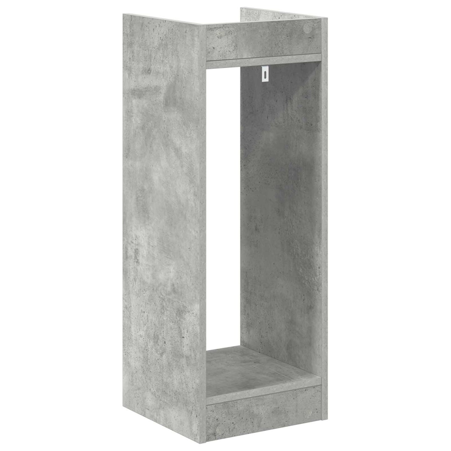 Pflanzenständer 2 Stk. Betongrau 30 x 30 x 80 cm Holzwerkstoff