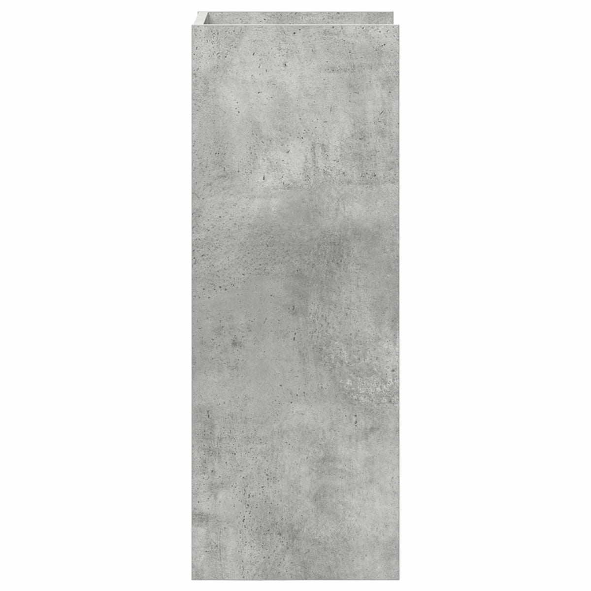 Pflanzenständer 2 Stk. Betongrau 30 x 30 x 80 cm Holzwerkstoff