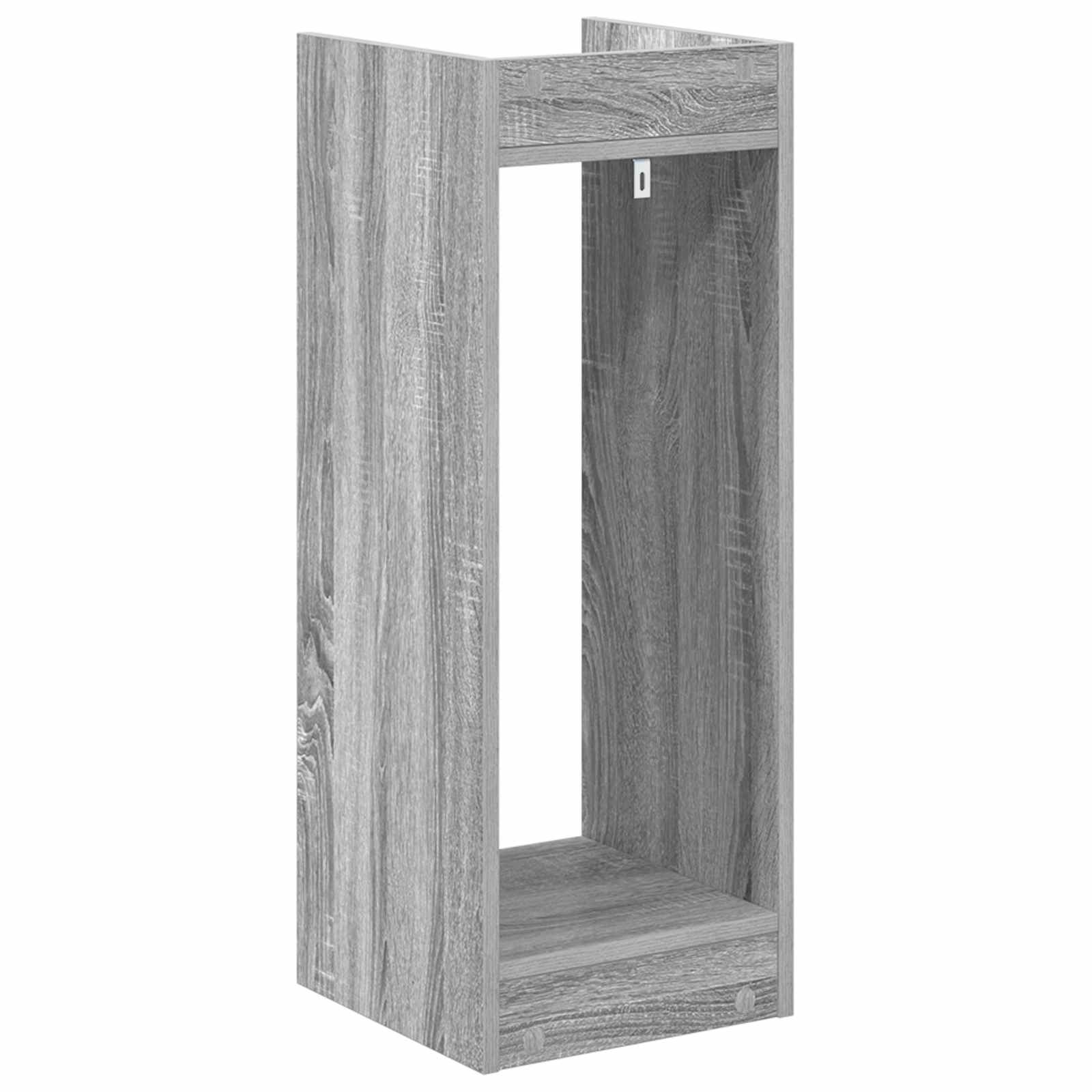 Pflanzenständer Sonoma-Grau 30 x 30 x 80 cm Holzwerkstoff
