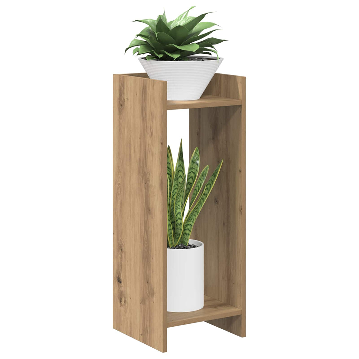 Pflanzenständer Artisan-Eiche 30 x 30 x 80 cm Holzwerkstoff