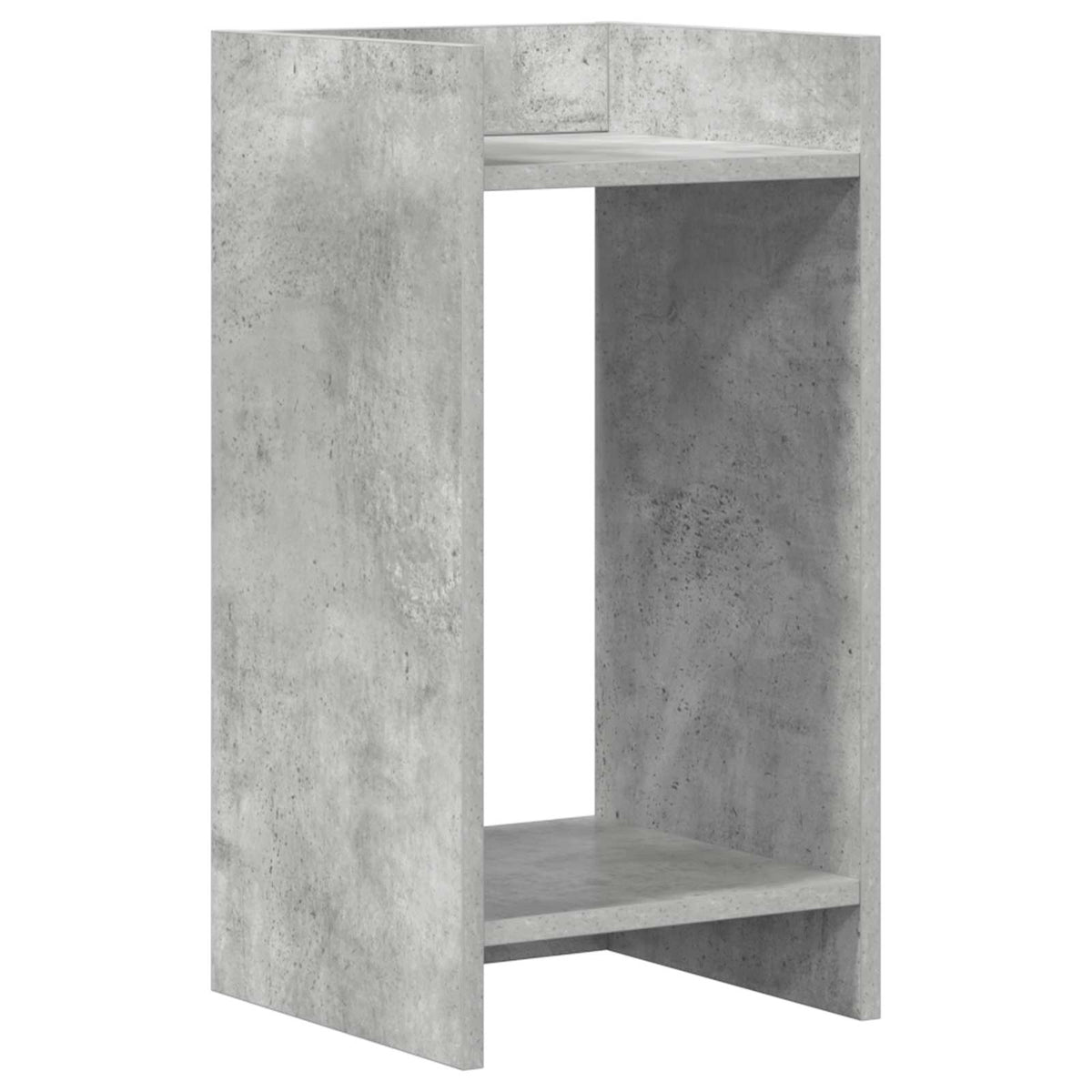 Pflanzenständer Betongrau 30 x 30 x 60 cm Holzwerkstoff