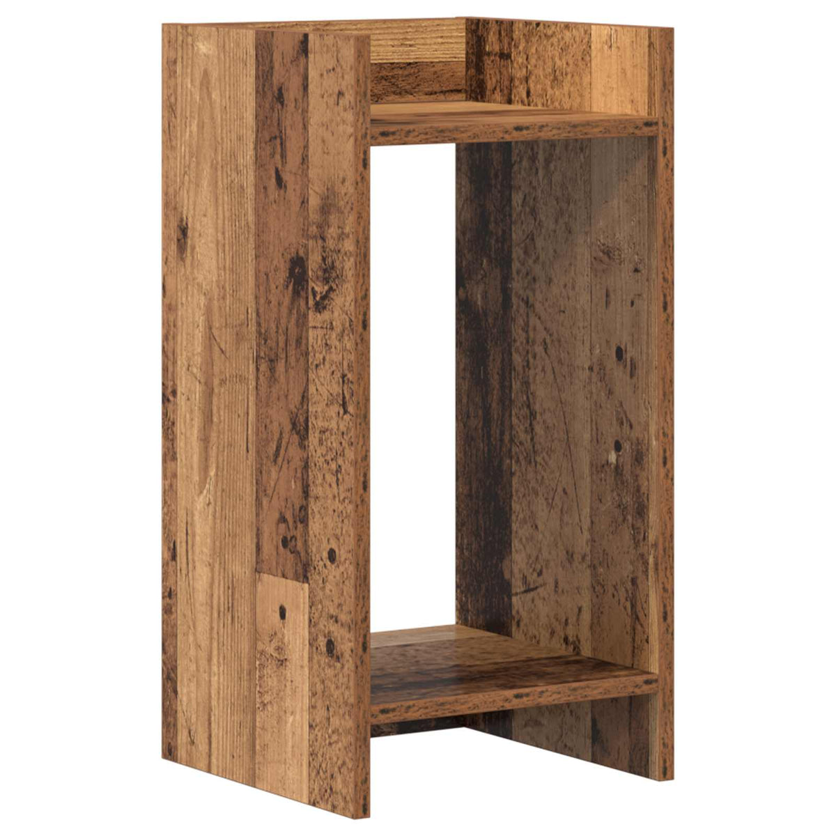 Pflanzenständer 2 Stk. Altholz 30 x 30 x 60 cm Holzwerkstoff