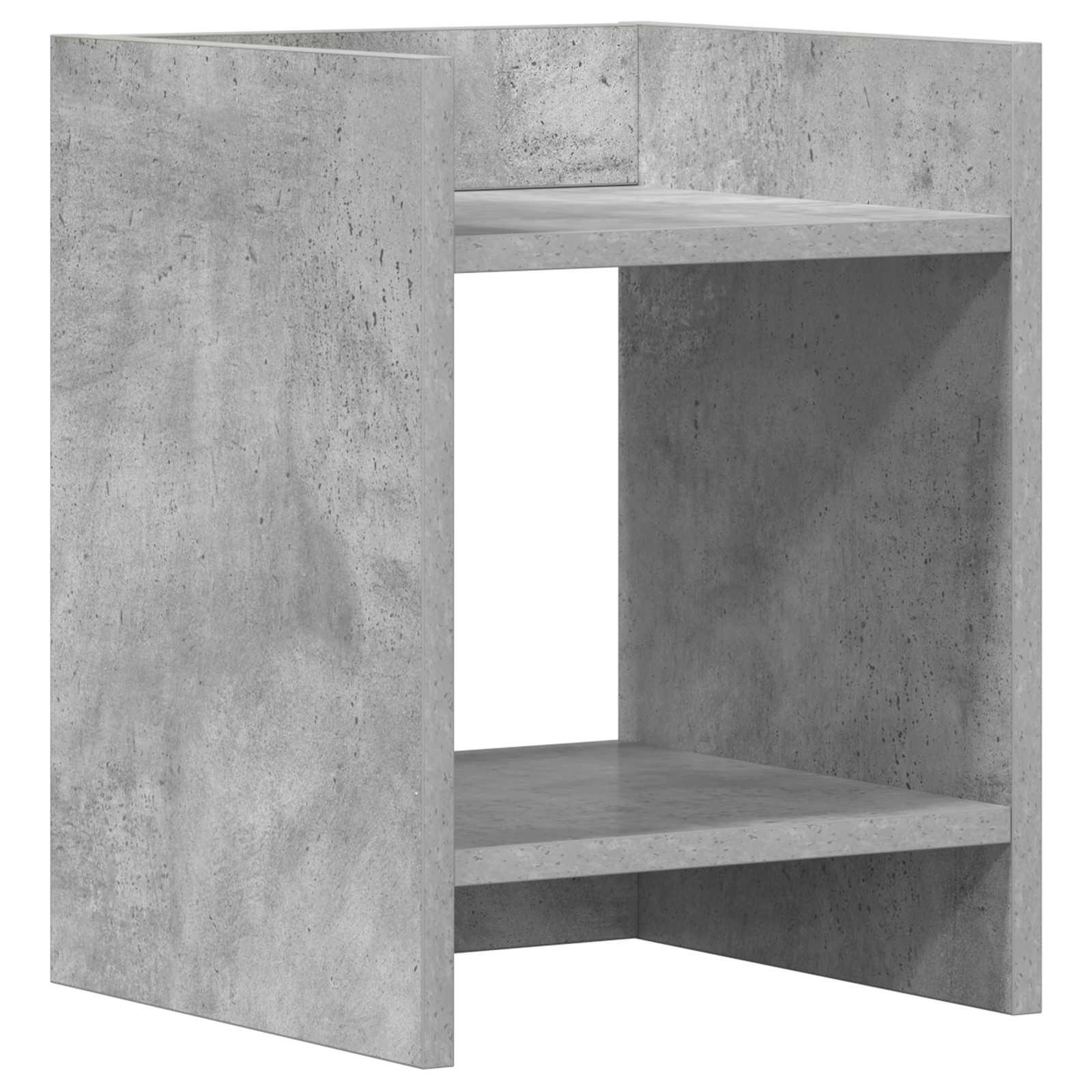 Pflanzenständer Betongrau 30 x 30 x 40 cm Holzwerkstoff