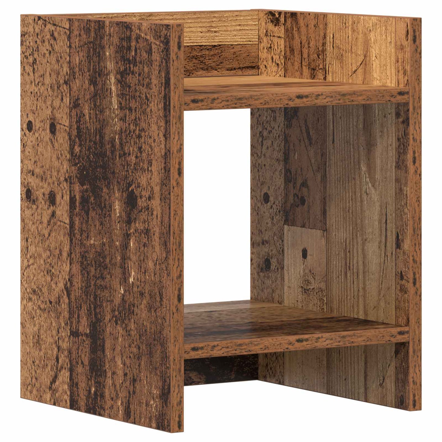Pflanzenständer 2 Stk. Altholz 30 x 30 x 40 cm Holzwerkstoff