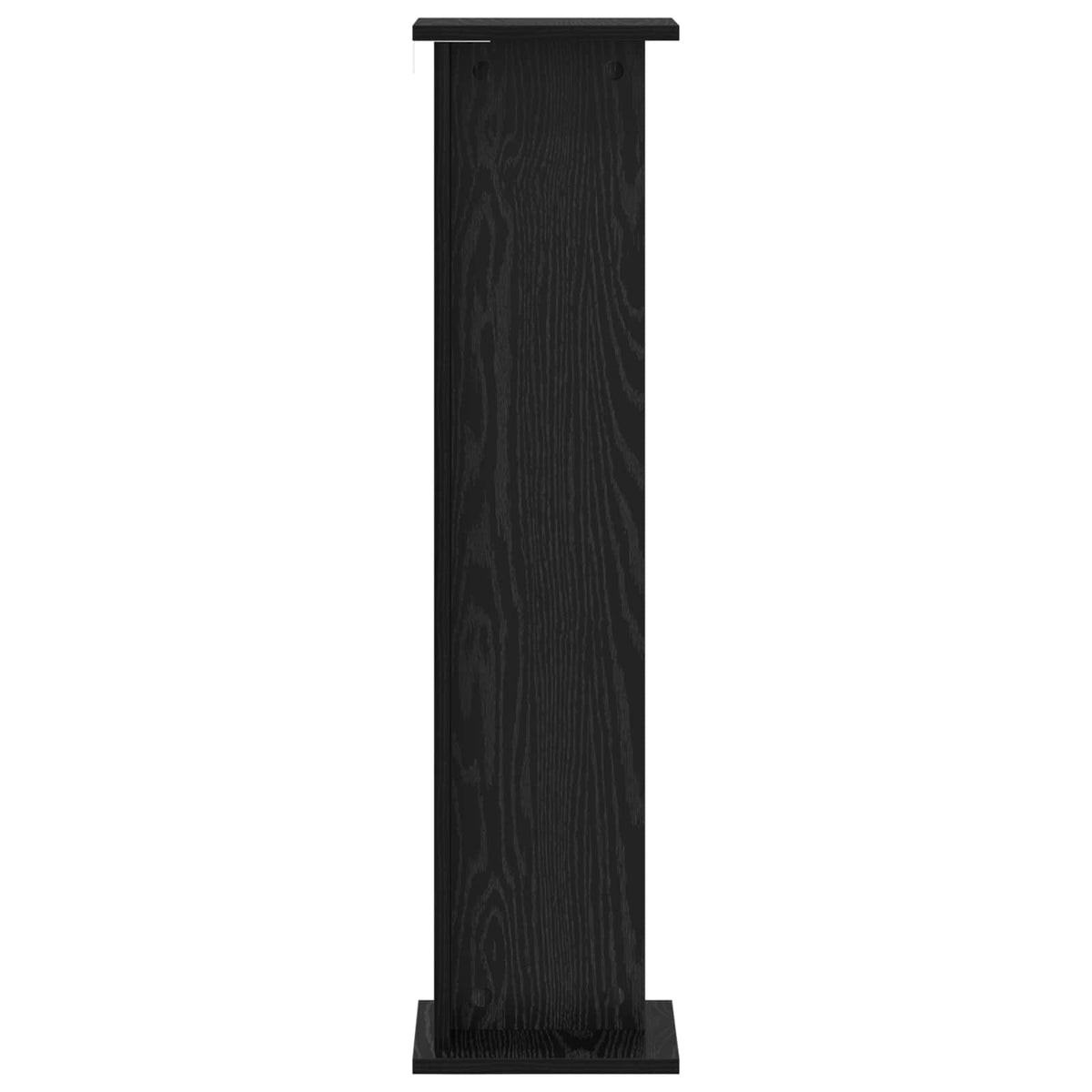Pflanzenständer 2 Stk. Schwarz Eichen-Optik