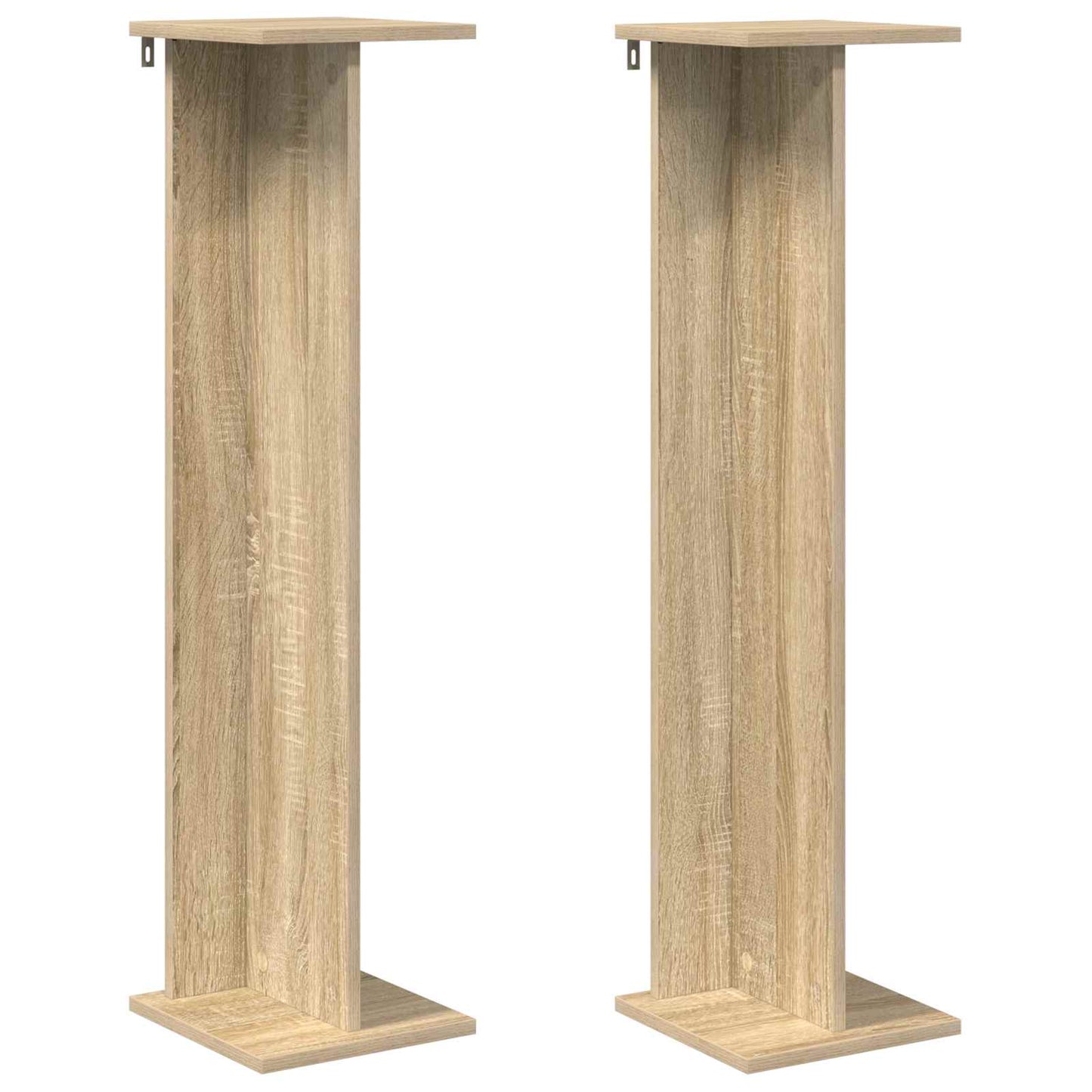 Pflanzenständer 2 Stk. Sonoma-Eiche 25 x 25,5 x 100,5 cm