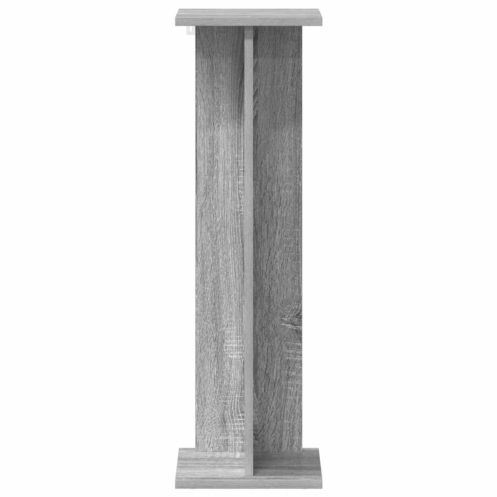 Pflanzenständer Sonoma-Grau 25 x 25,5 x 80,5 cm Holzwerkstoff