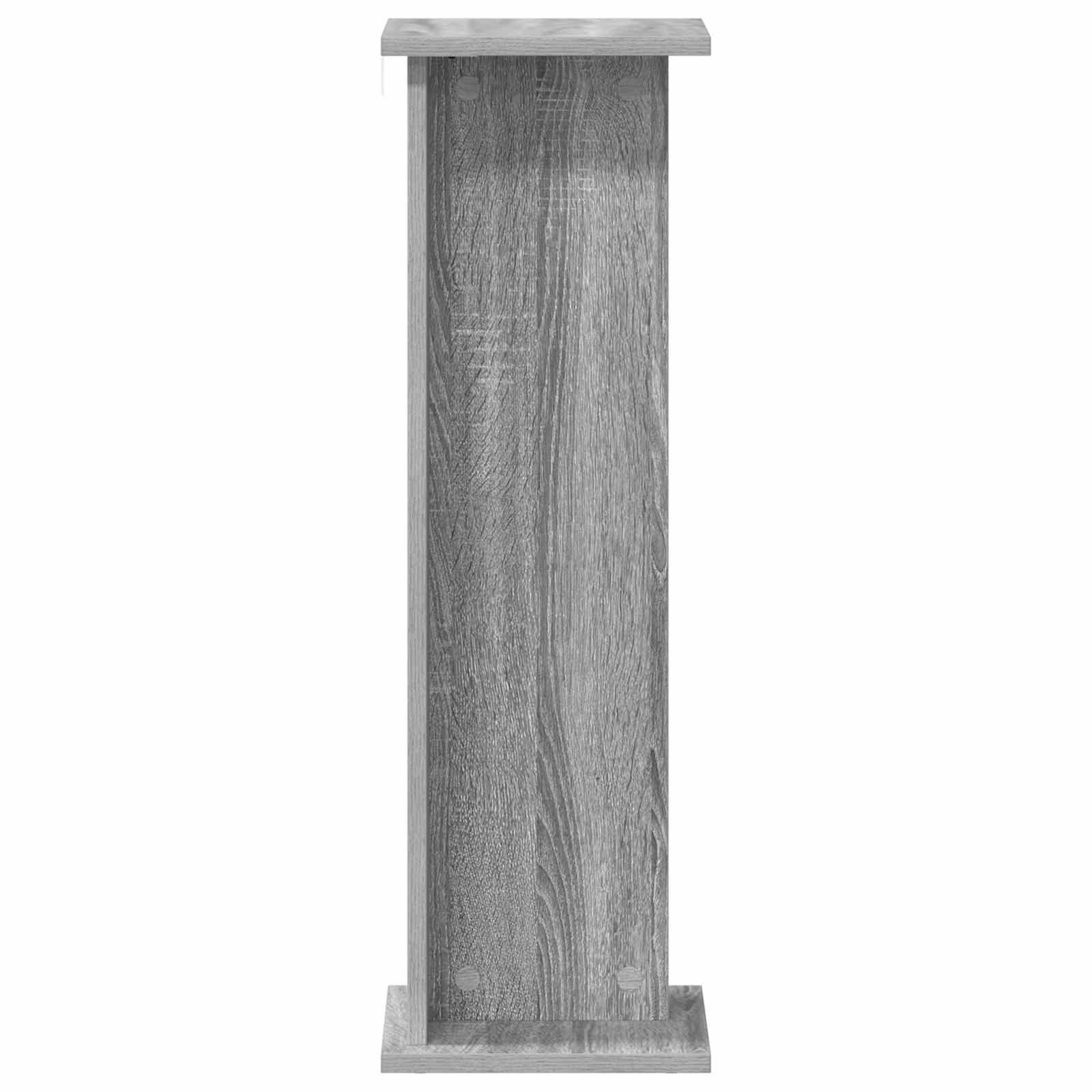 Pflanzenständer Sonoma-Grau 25 x 25,5 x 80,5 cm Holzwerkstoff