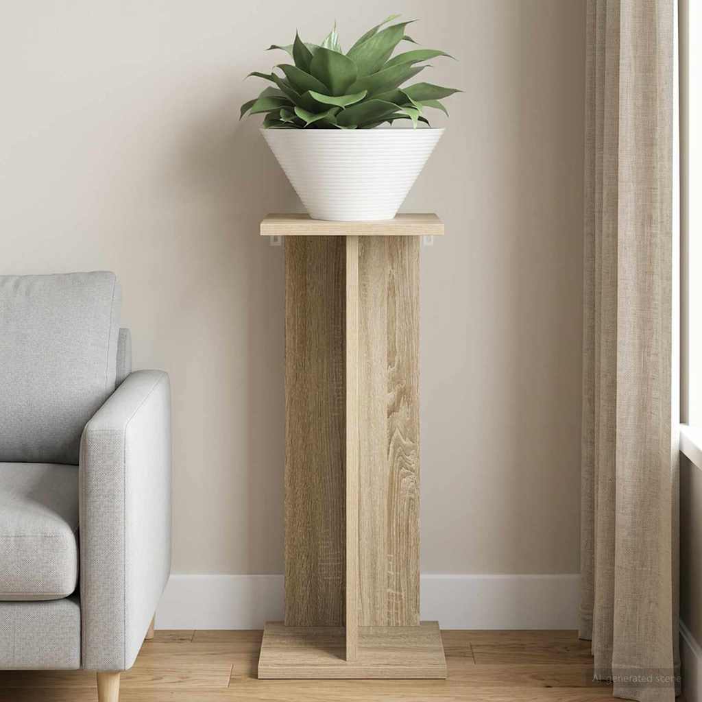 Pflanzenständer Sonoma-Eiche 25 x 25,5 x 60,5 cm Holzwerkstoff