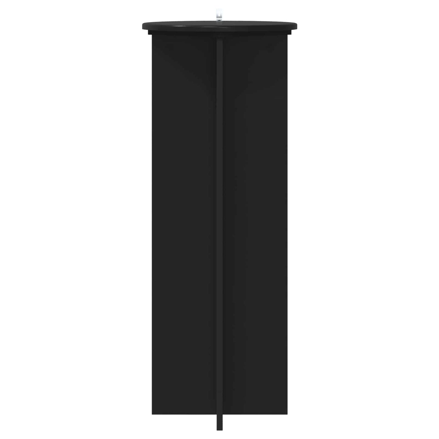 Pflanzenständer 2 Stk. Schwarz Ø40 x 100 cm Holzwerkstoff