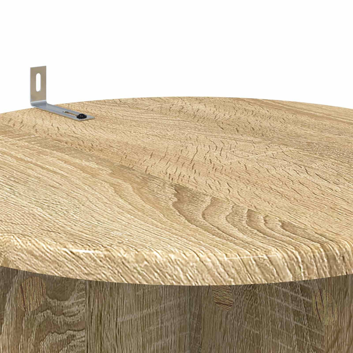 Pflanzenständer 2 Stk. Sonoma-Eiche Ø40 x 100 cm Holzwerkstoff