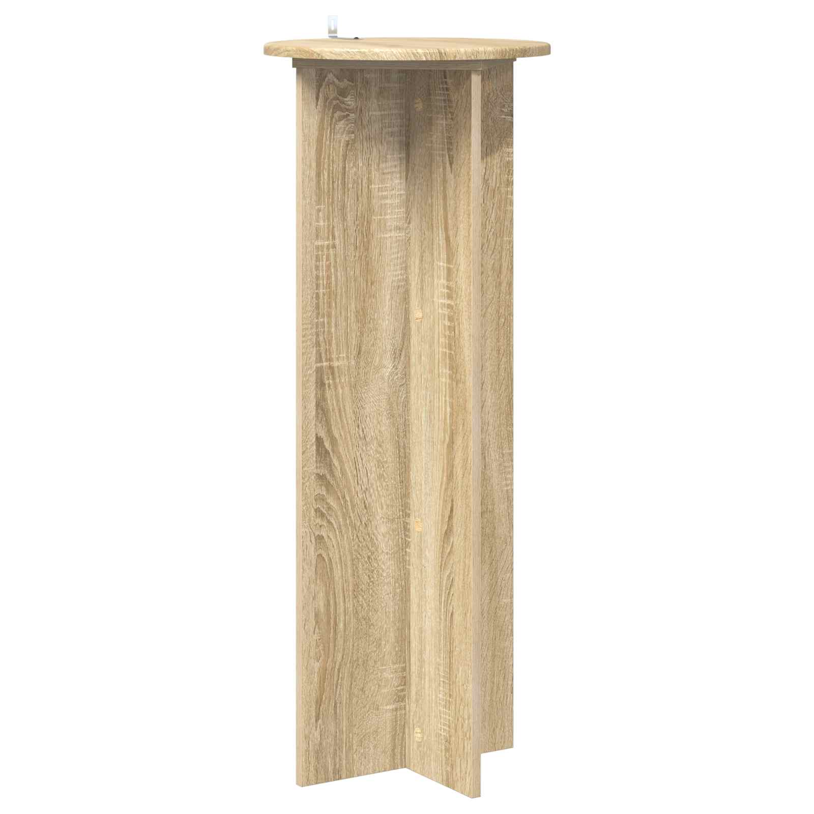 Pflanzenständer 2 Stk. Sonoma-Eiche Ø40 x 100 cm Holzwerkstoff