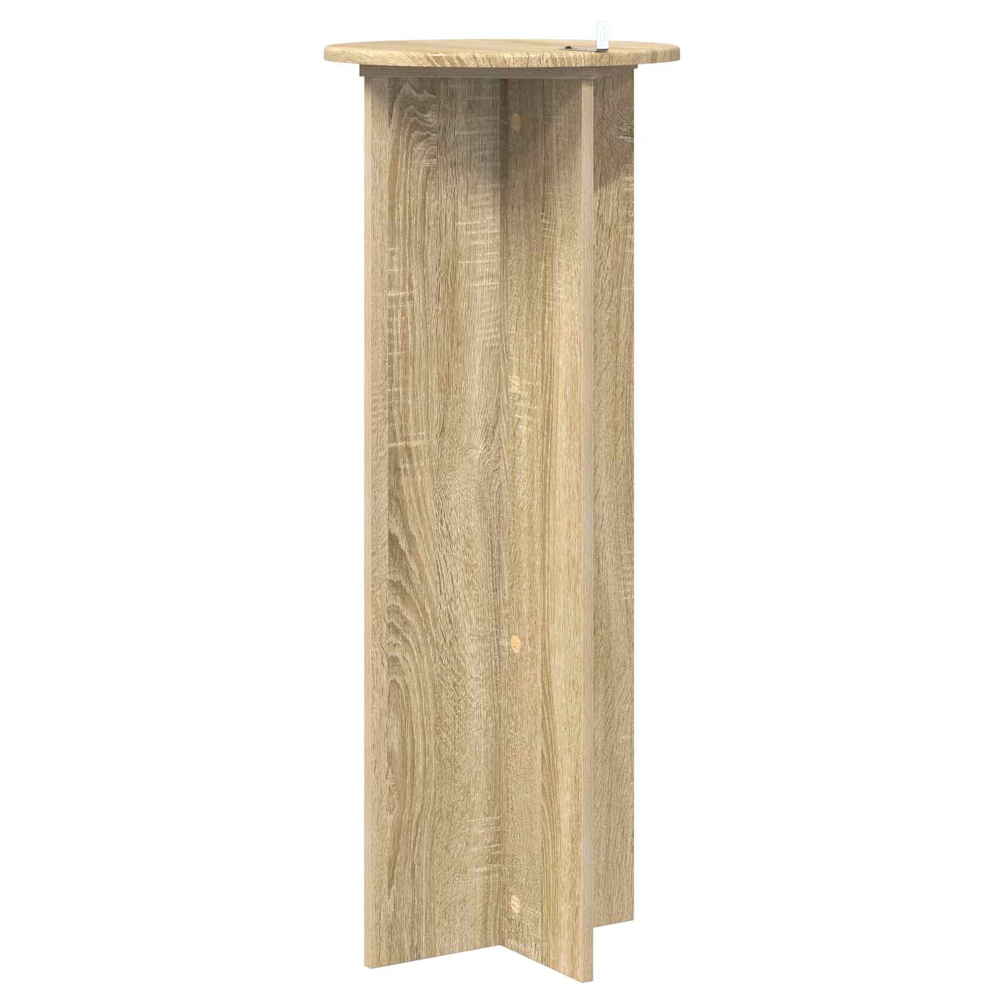 Pflanzenständer 2 Stk. Sonoma-Eiche Ø40 x 100 cm Holzwerkstoff