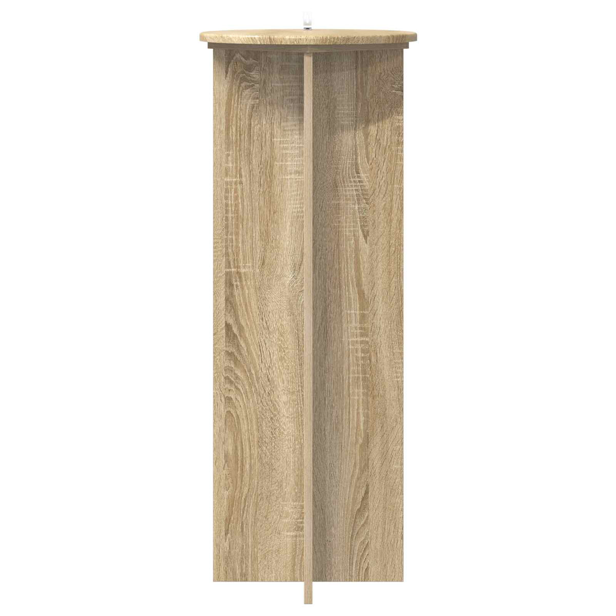 Pflanzenständer 2 Stk. Sonoma-Eiche Ø40 x 100 cm Holzwerkstoff