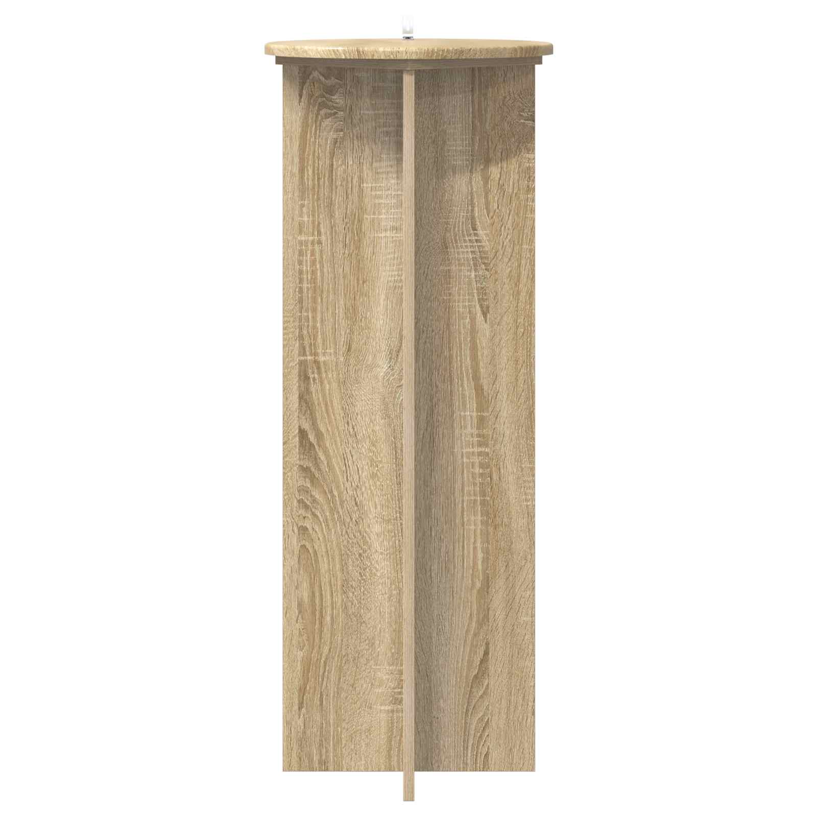 Pflanzenständer 2 Stk. Sonoma-Eiche Ø40 x 100 cm Holzwerkstoff
