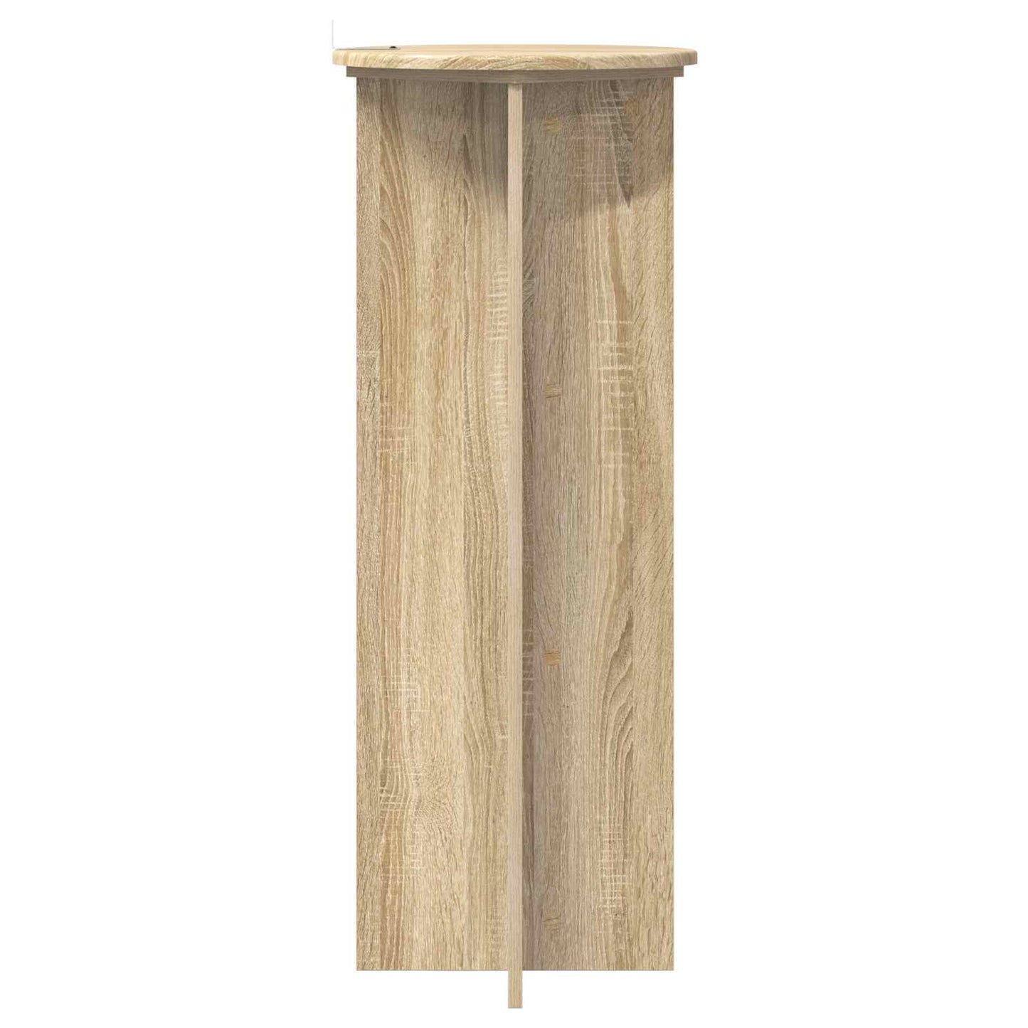 Pflanzenständer 2 Stk. Sonoma-Eiche Ø40 x 100 cm Holzwerkstoff