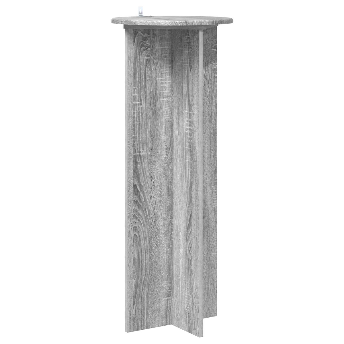 Pflanzenständer 2 Stk. Sonoma-Grau Ø40 x 100 cm Holzwerkstoff