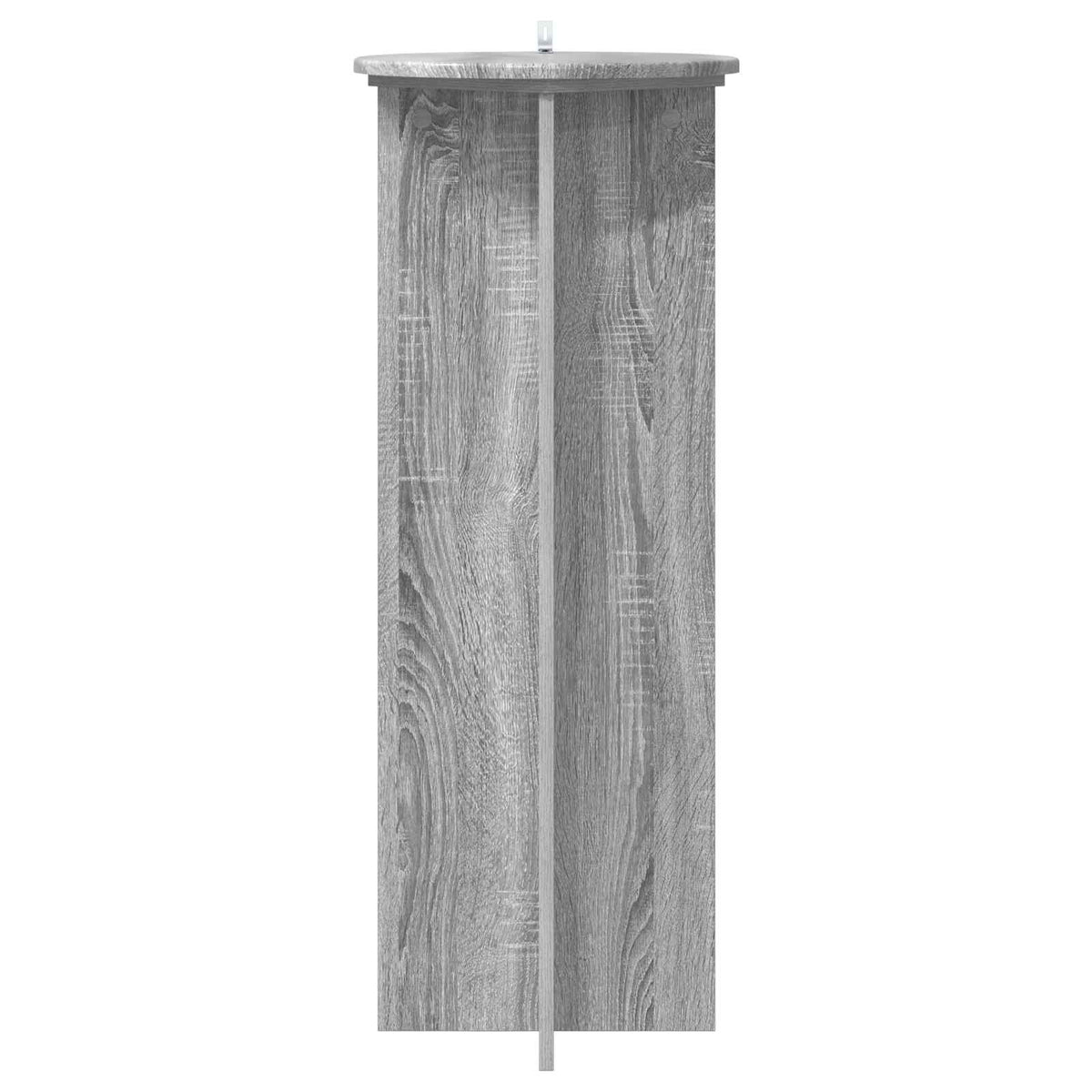Pflanzenständer 2 Stk. Sonoma-Grau Ø40 x 100 cm Holzwerkstoff
