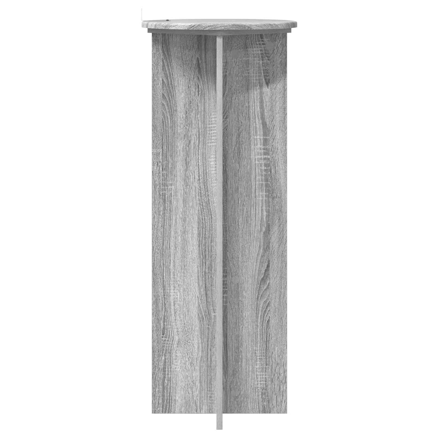 Pflanzenständer 2 Stk. Sonoma-Grau Ø40 x 100 cm Holzwerkstoff