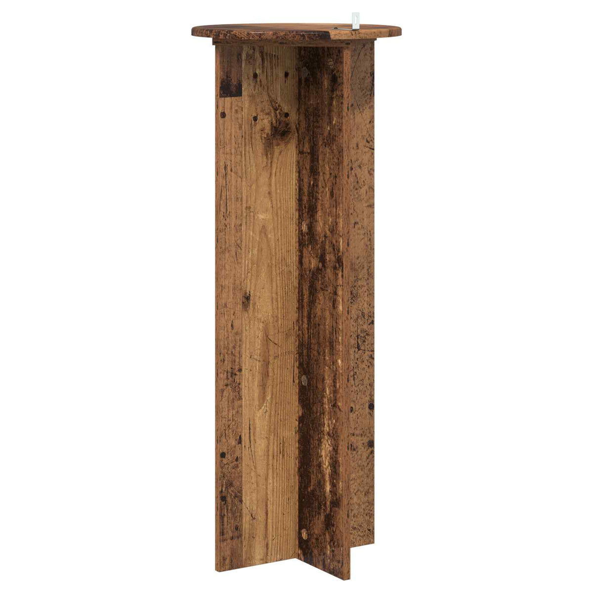 Pflanzenständer 2 Stk. Altholz Ø40 x 100 cm Holzwerkstoff