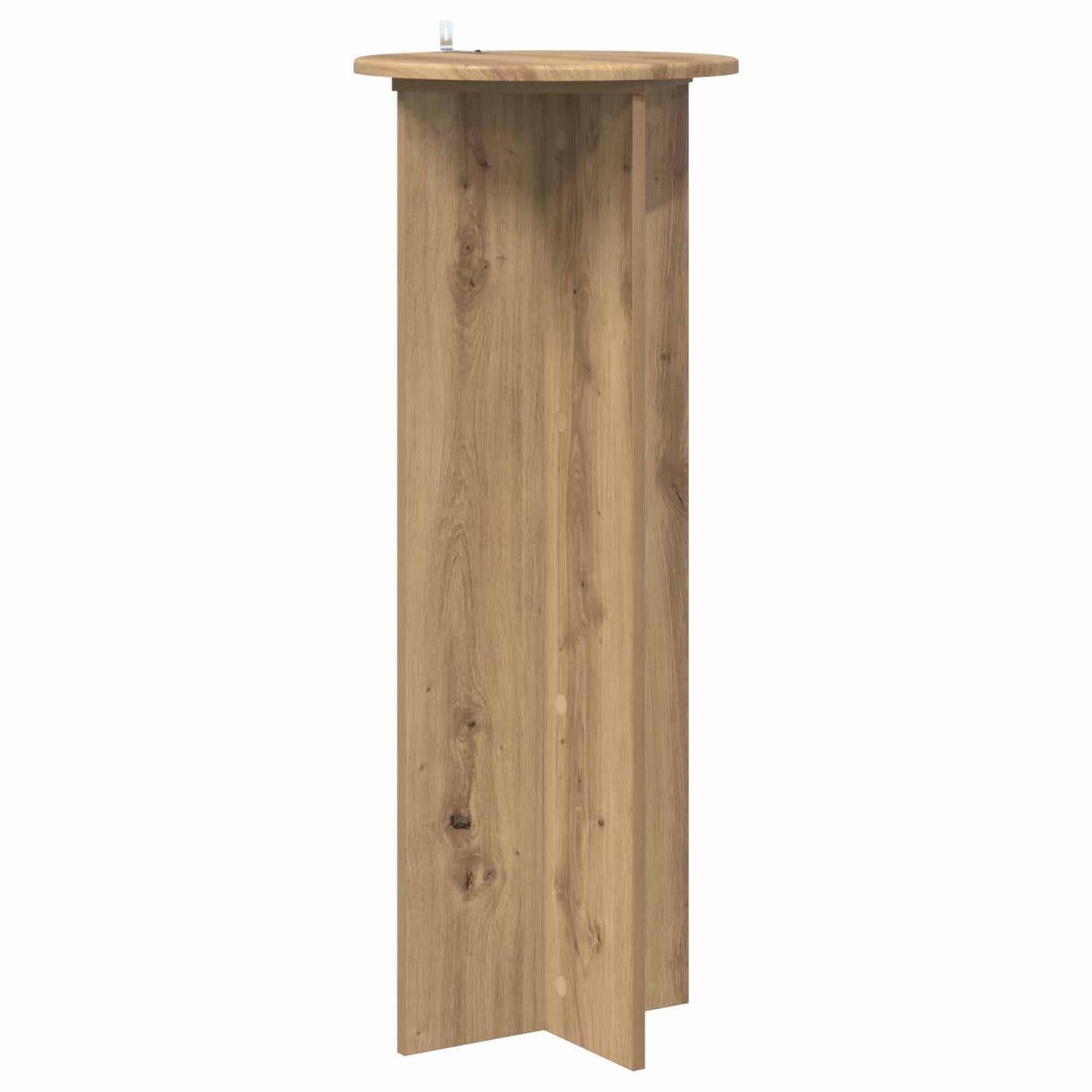 Pflanzenständer 2 Stk. Artisan-Eiche Ø40 x 100 cm Holzwerkstoff