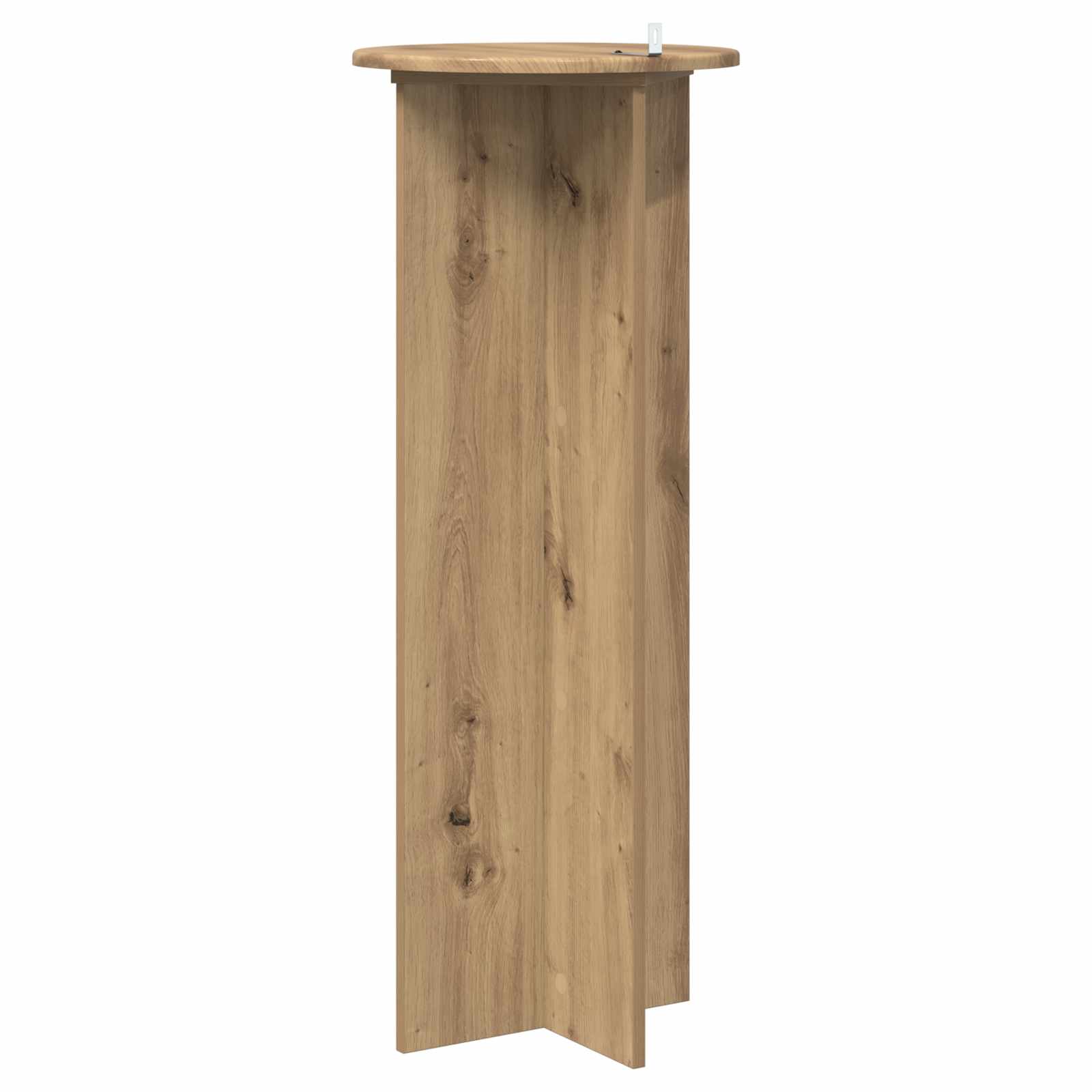 Pflanzenständer 2 Stk. Artisan-Eiche Ø40 x 100 cm Holzwerkstoff