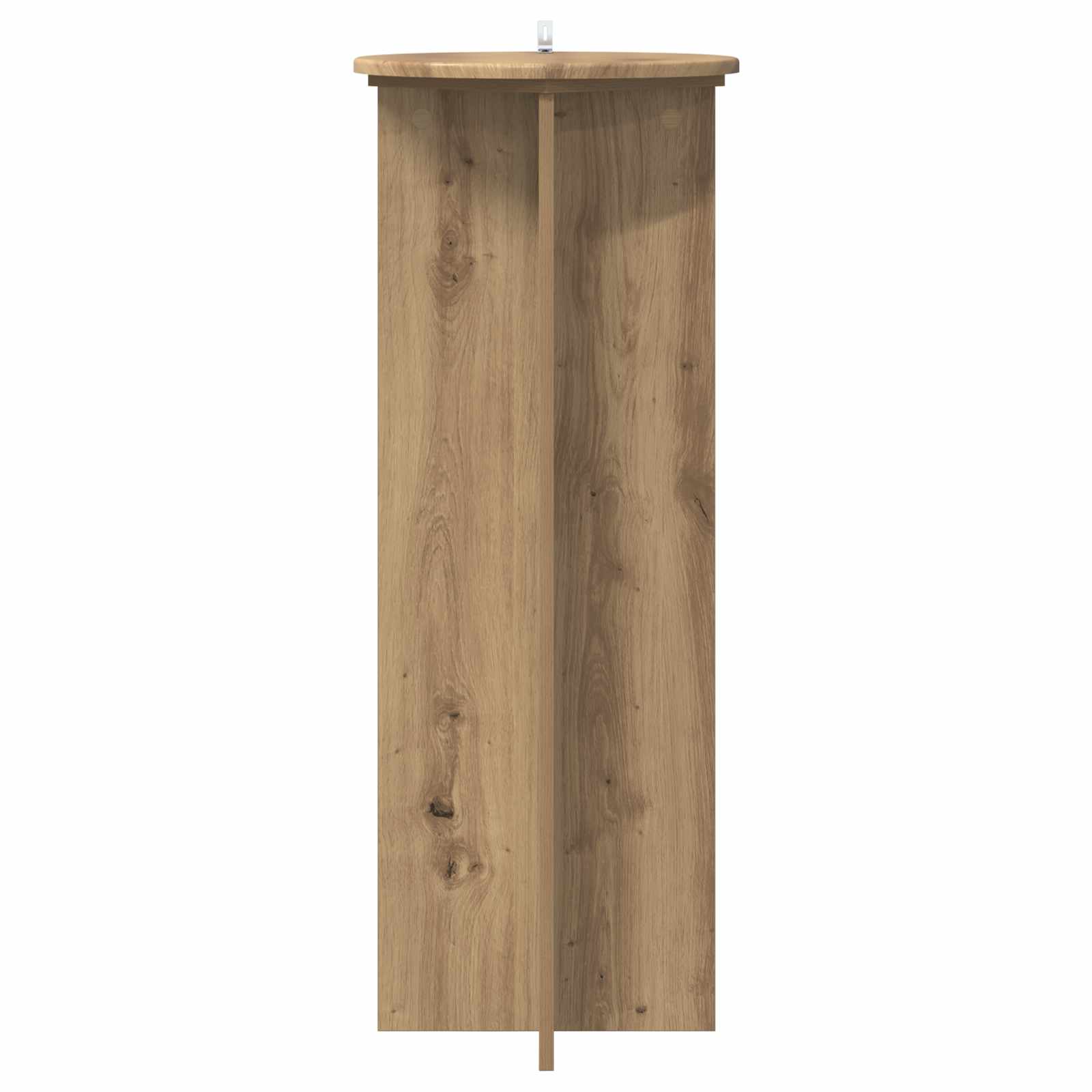 Pflanzenständer 2 Stk. Artisan-Eiche Ø40 x 100 cm Holzwerkstoff