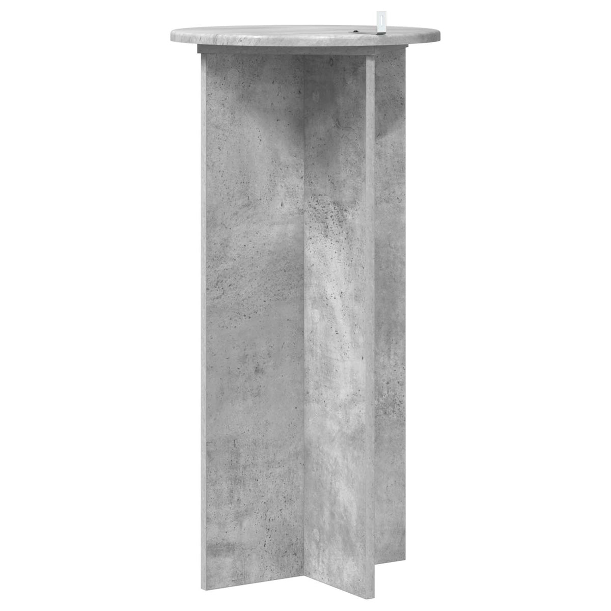 Pflanzenständer 2 Stk. Betongrau 40 x 40 x 80 cm Holzwerkstoff