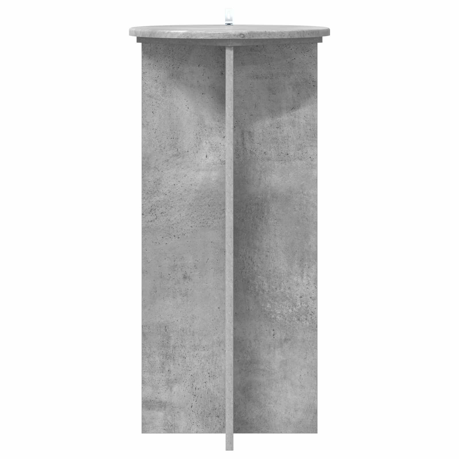 Pflanzenständer 2 Stk. Betongrau 40 x 40 x 80 cm Holzwerkstoff