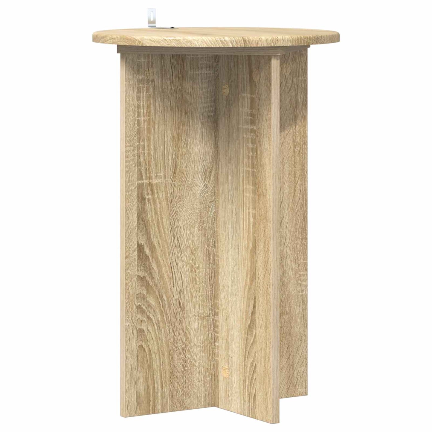 Pflanzenständer 2 Stk. Sonoma-Eiche Ø40 x 60 cm Holzwerkstoff