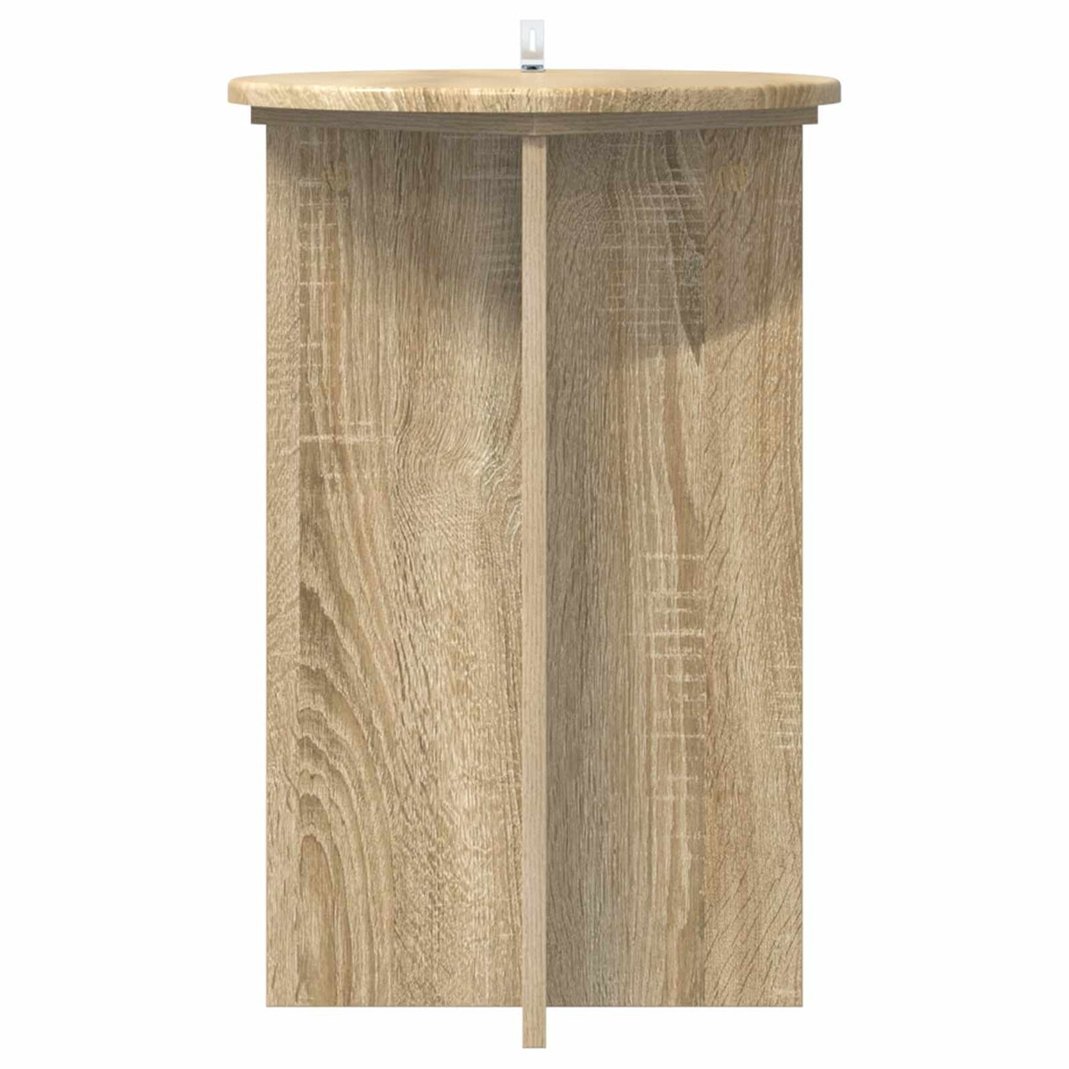 Pflanzenständer 2 Stk. Sonoma-Eiche Ø40 x 60 cm Holzwerkstoff