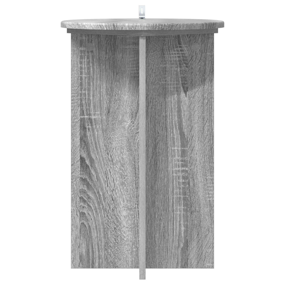 Pflanzenständer 2 Stk. Sonoma-Grau Ø40 x 60 cm Holzwerkstoff