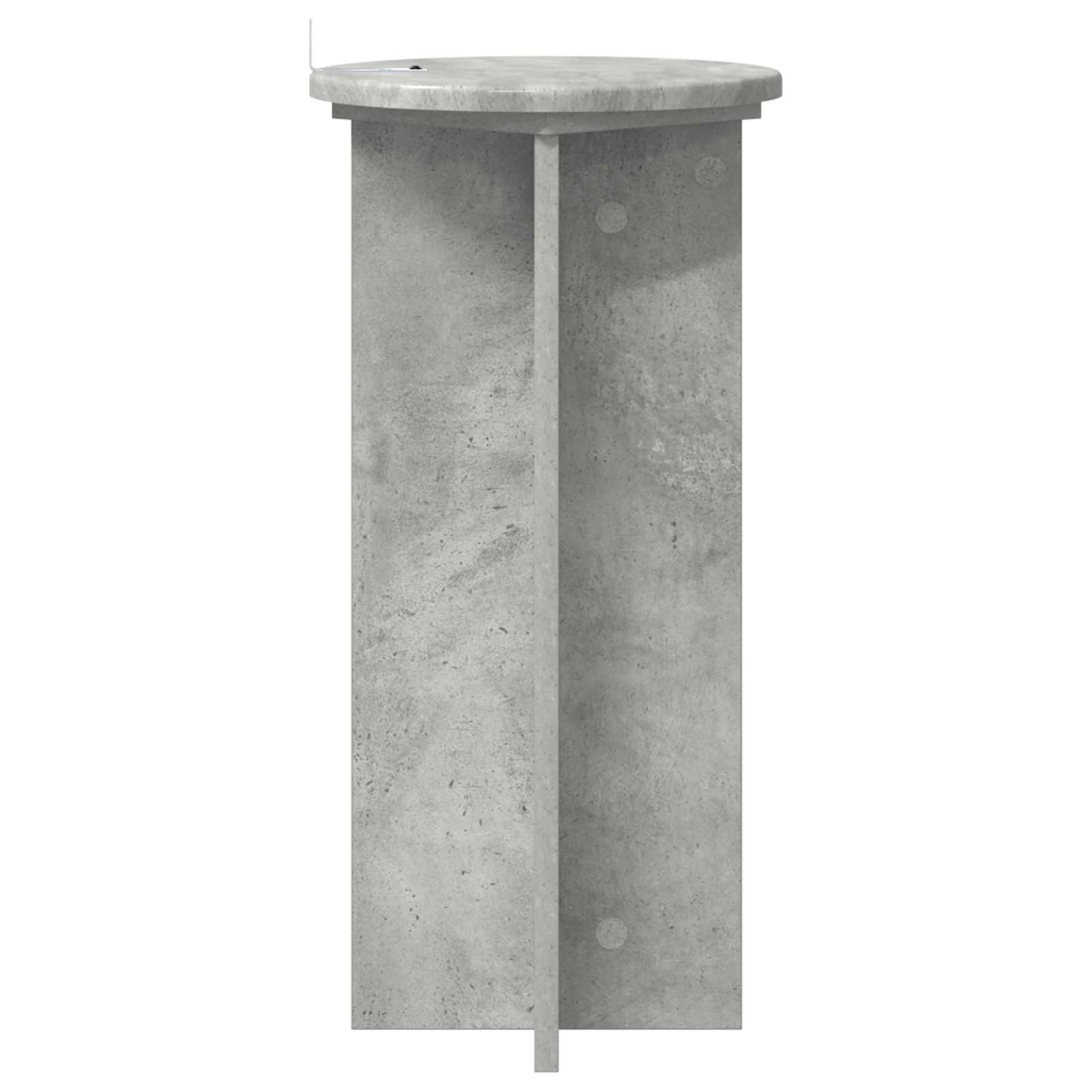 Pflanzenständer 2 Stk. Betongrau 29,5 x 29,5 x 60 cm